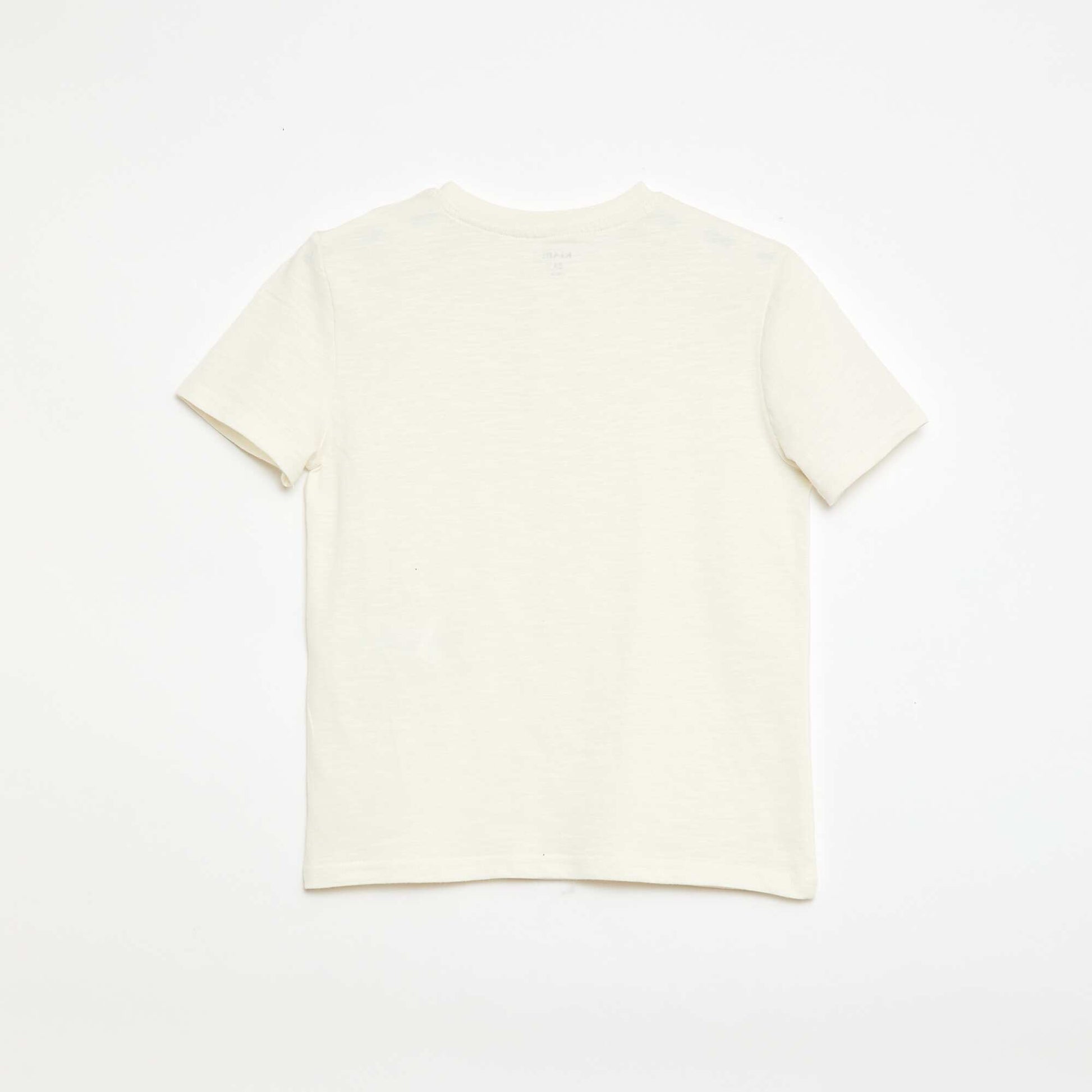 Tunisian Collar T-Shirt WHITE