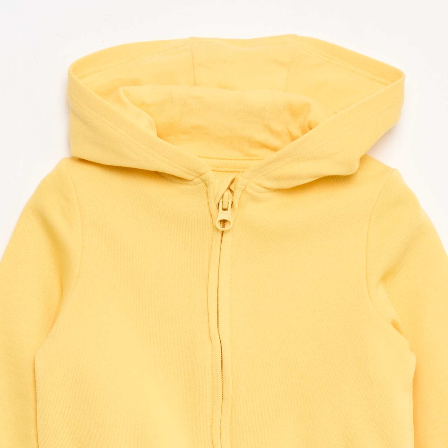 French Terry Zip-Up Sweatshirt YELLOW