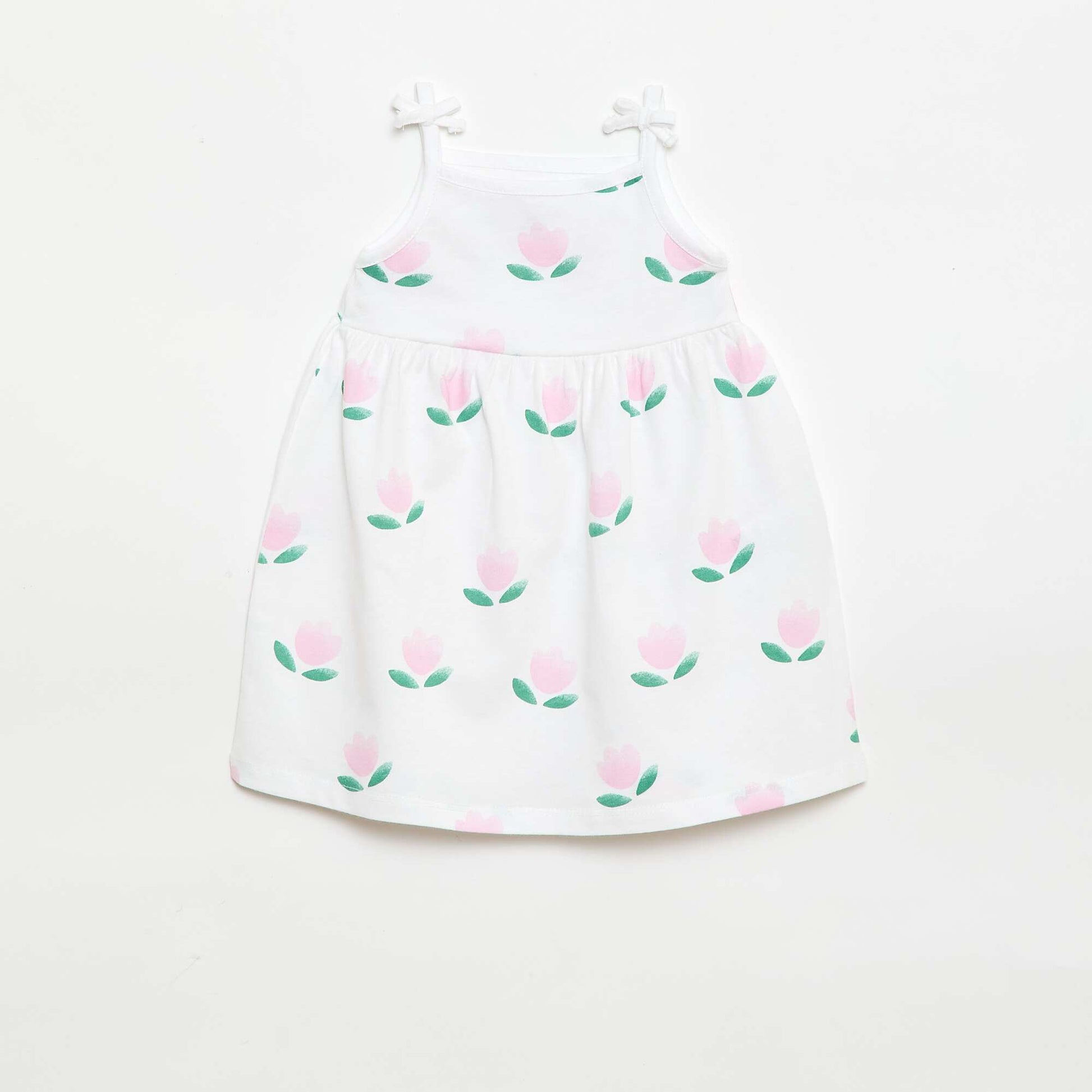 Set of 2 strap dresses WHITE