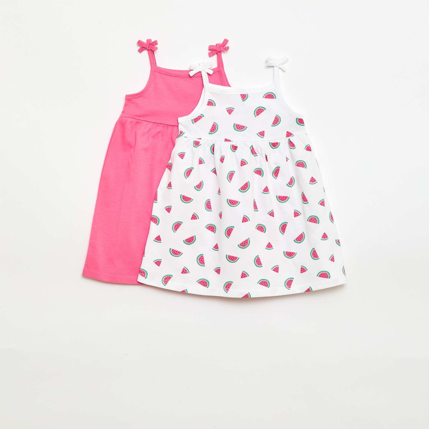 Set of 2 strap dresses WHITE