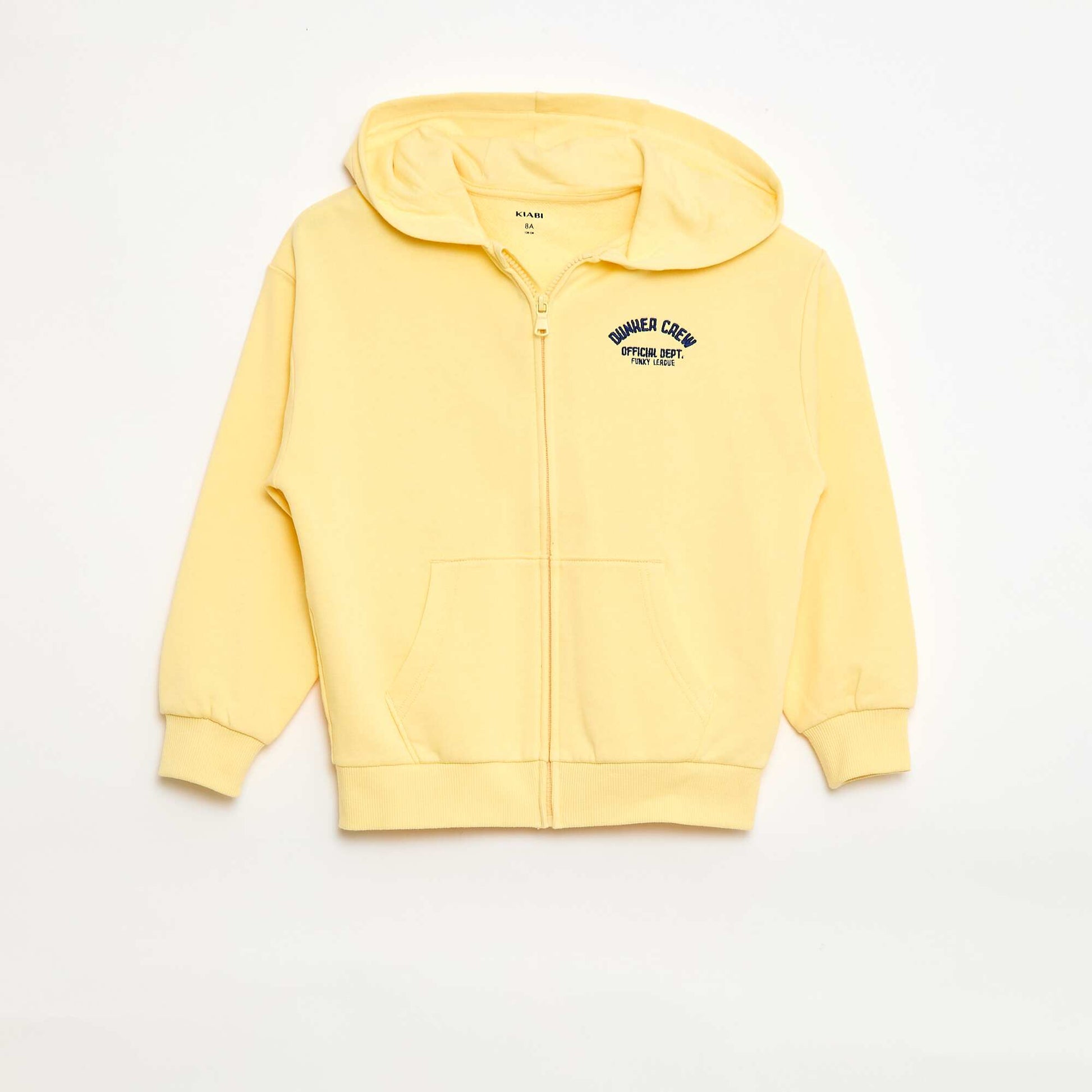 Embroidered Loose Fit Hoodie YELLOW