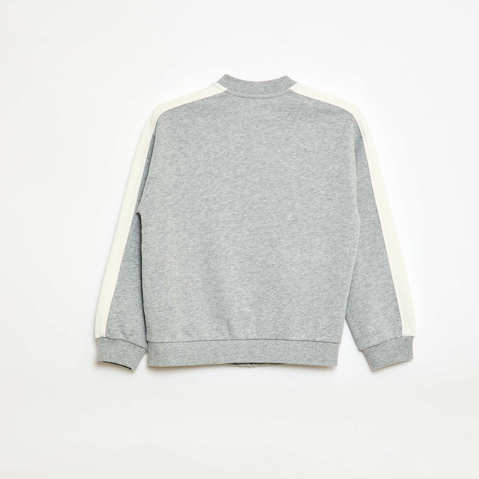 Two-Tone Jogging Jacket GREY