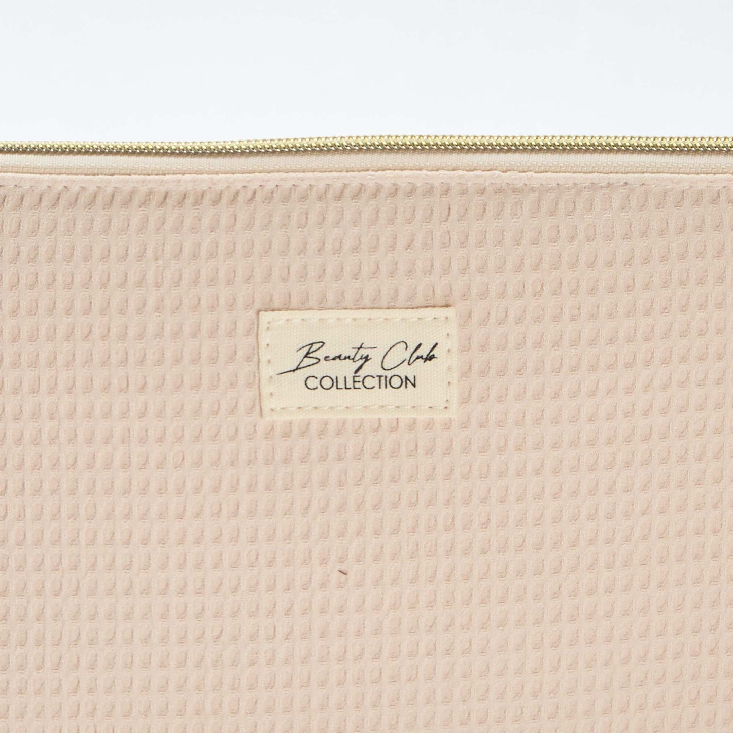 Quilted Storage Pouch BEIGE