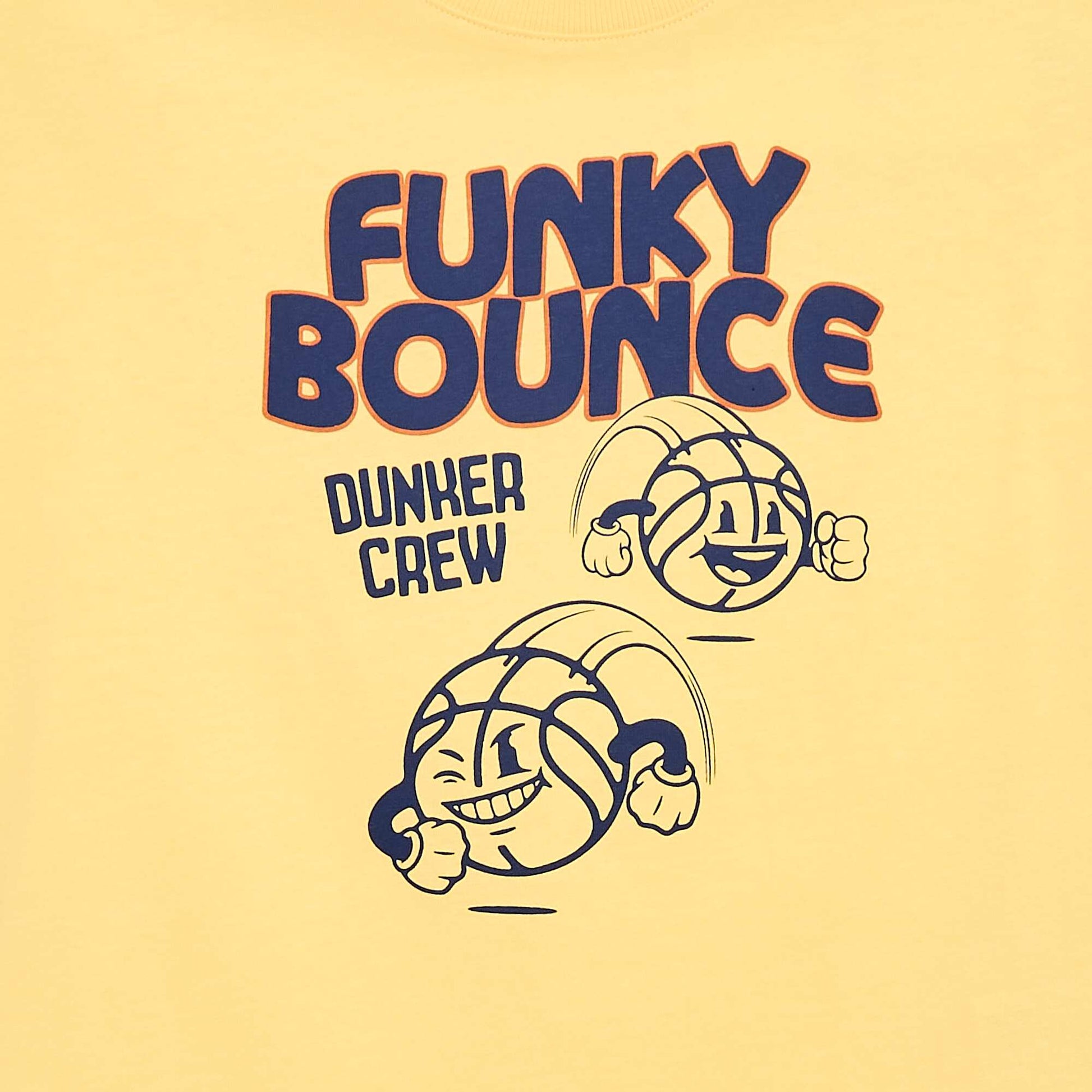 Short-Sleeved T-Shirt with Front Print YELLOW