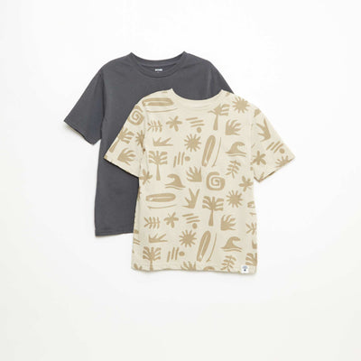 2-Pack of T-Shirts BEIGE