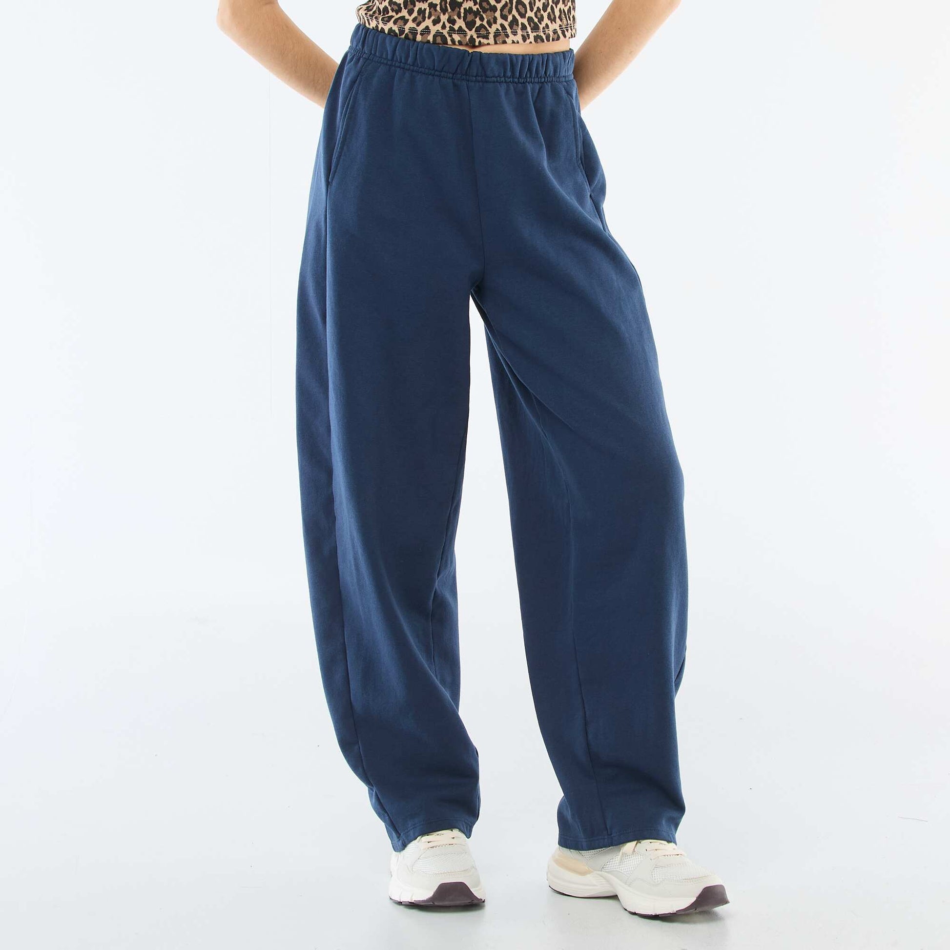 Barrel Leg Joggers BLUE
