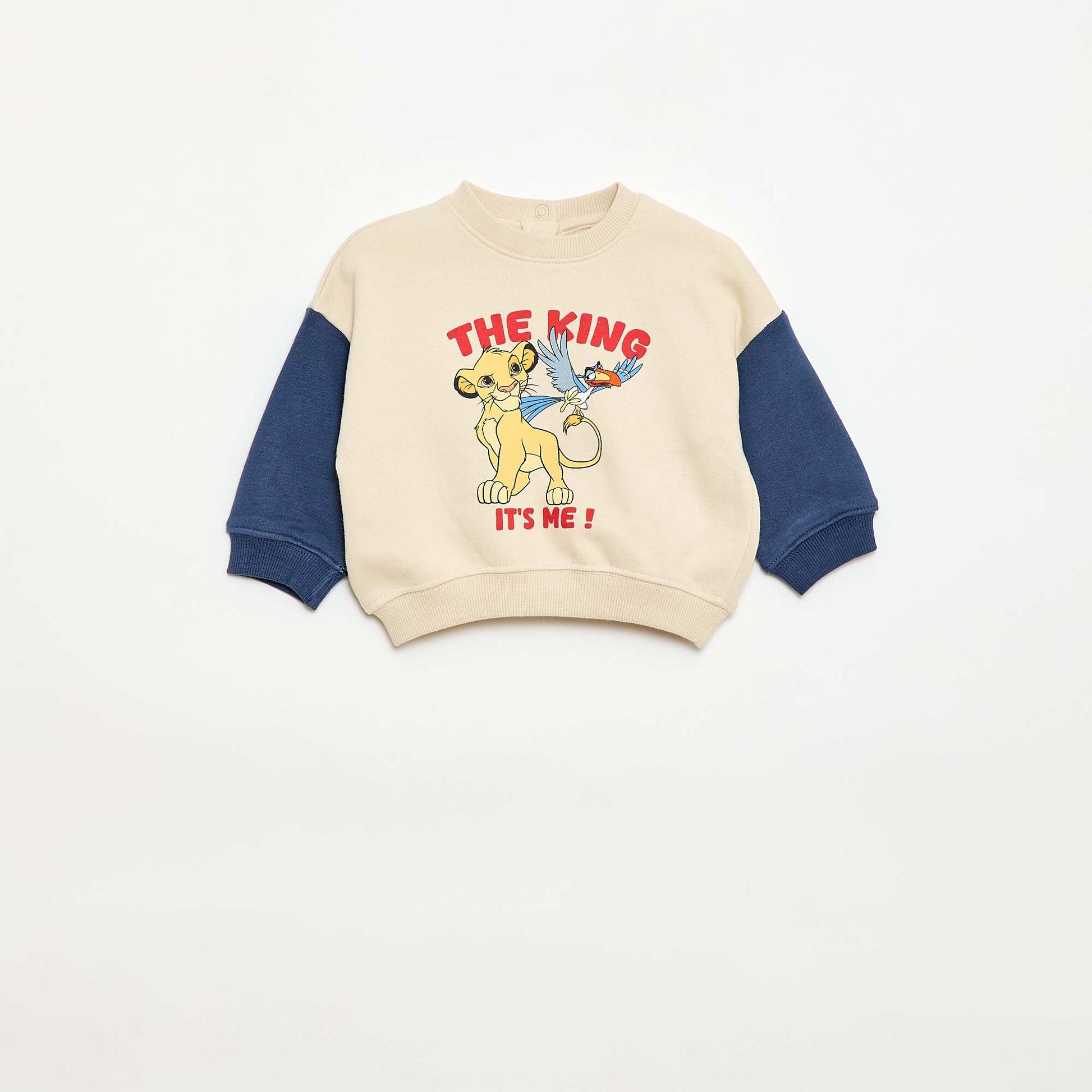 Two-tone 'Disney' Sweatshirt BLUE