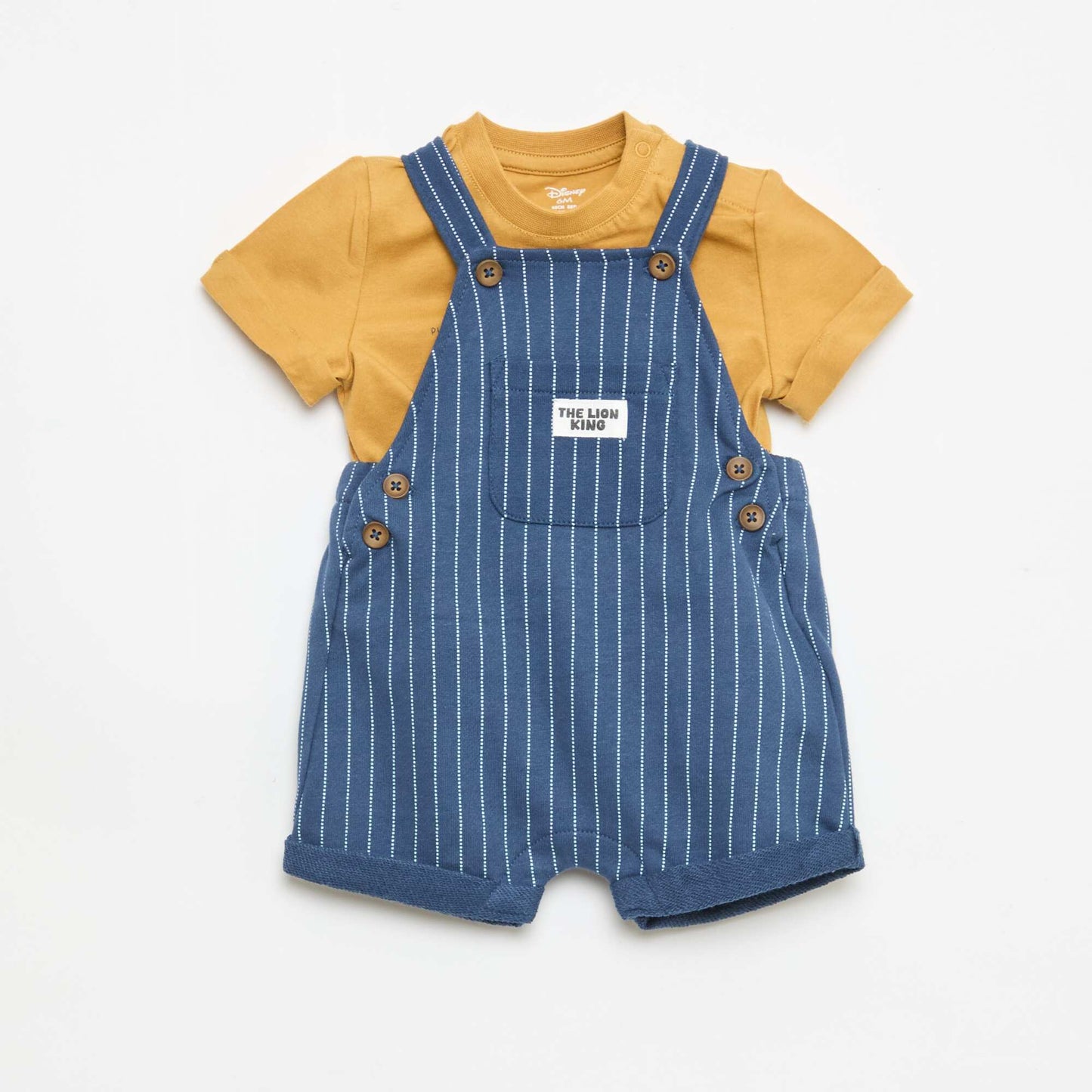 Disney 'The Lion King' T-shirt + Dungarees Set - 2 Pieces YELLOW
