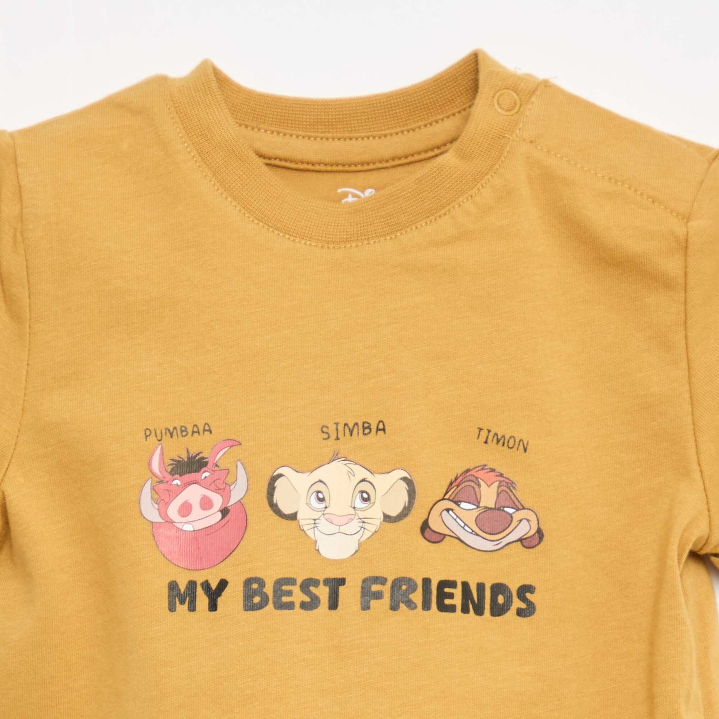 Disney 'The Lion King' T-shirt + Dungarees Set - 2 Pieces YELLOW