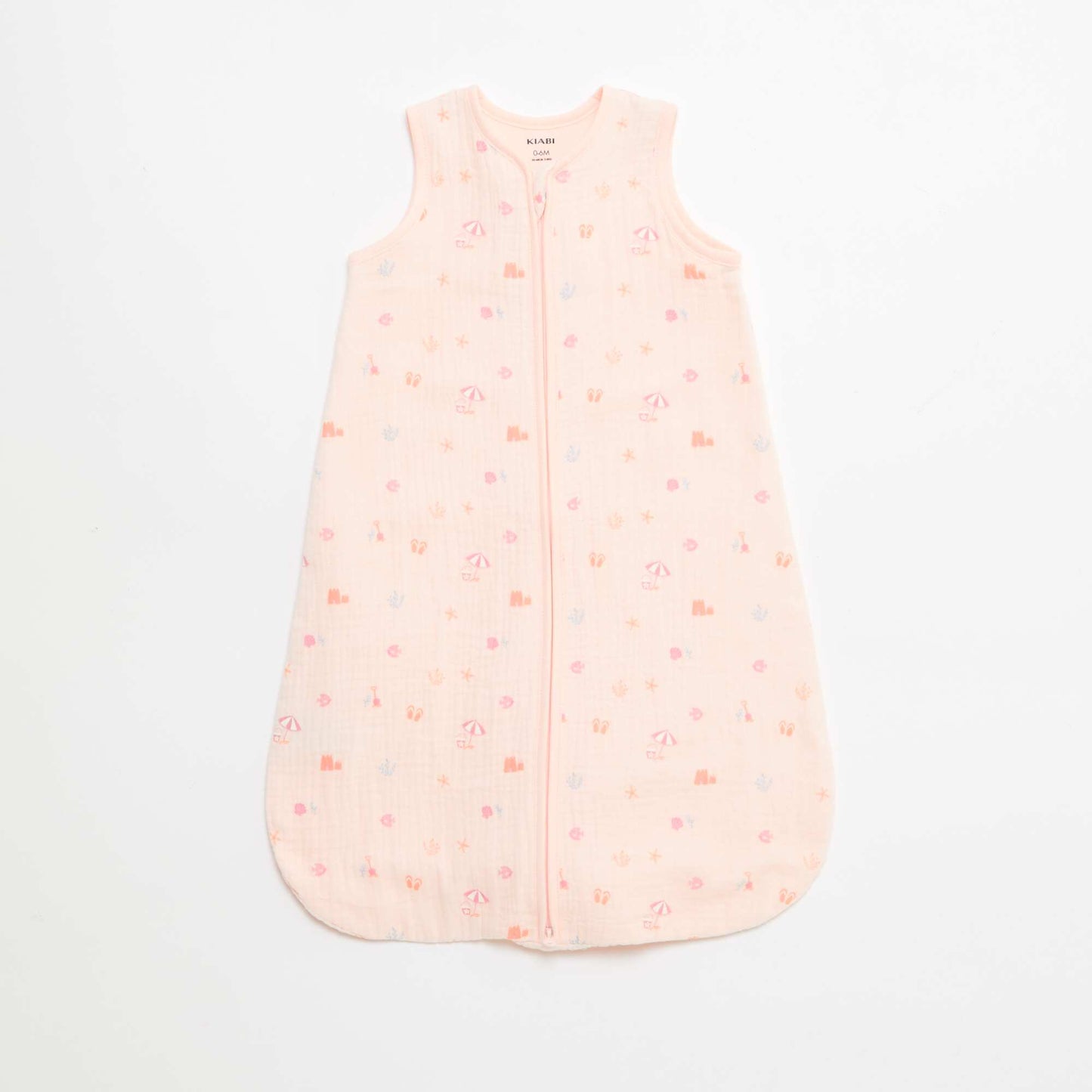 Sleeveless Animated Cotton Gauze Sleep Sack TOG 1 PINK