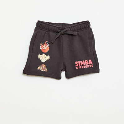 Disney Fleece Shorts BLACK