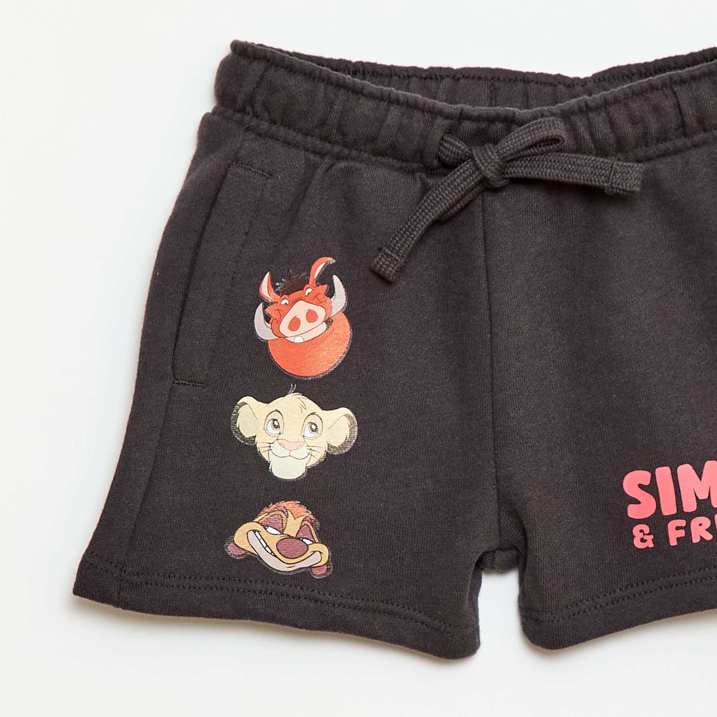 Disney Fleece Shorts BLACK