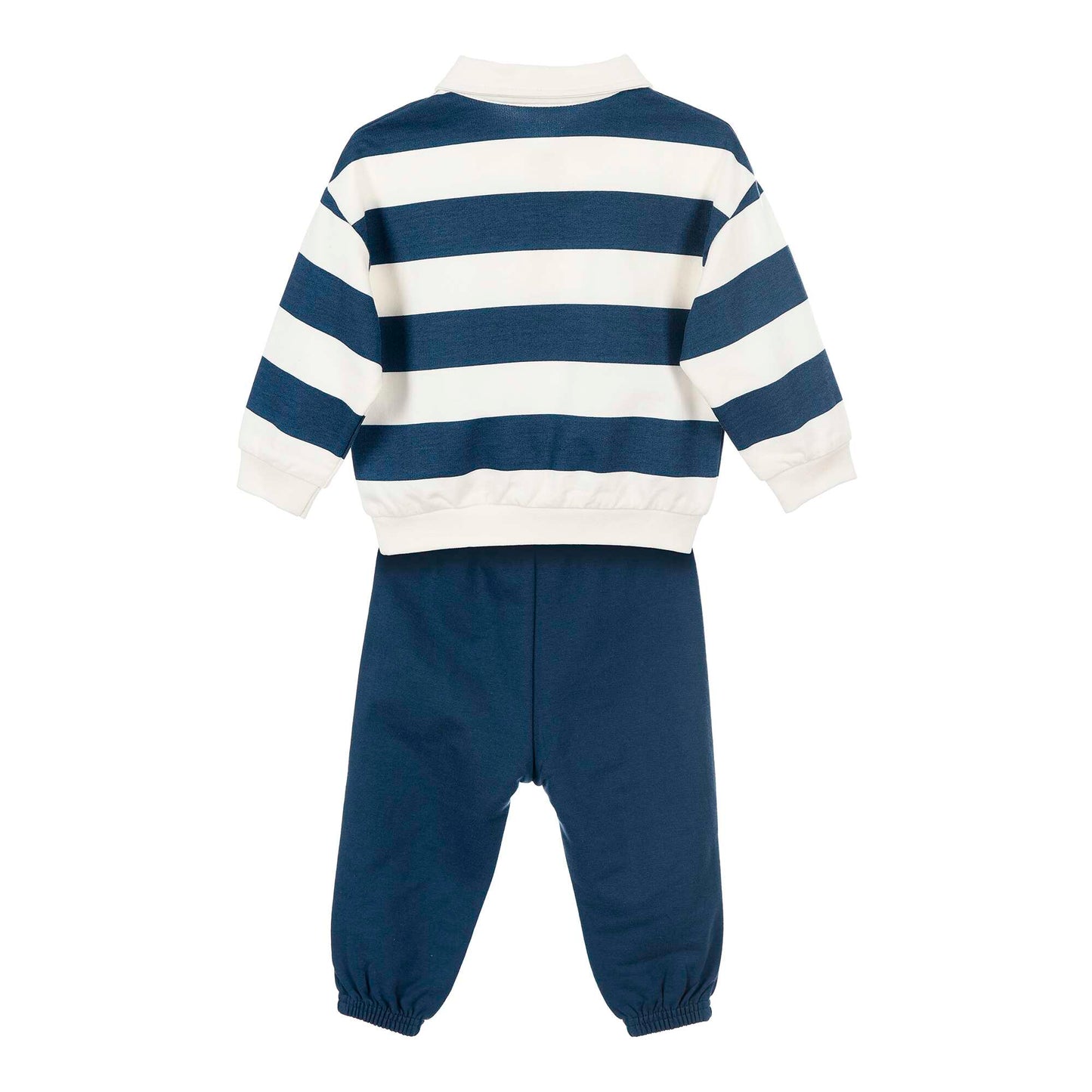 Patrol' 2-piece sweat polo shirt + jogging bottoms set BLUE