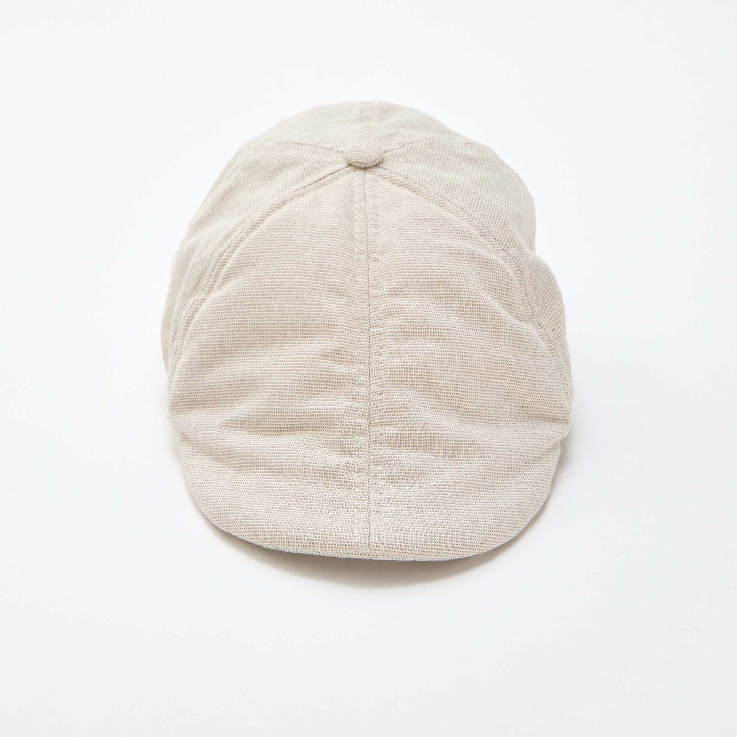Cotton and Linen Newsboy Cap BEIGE