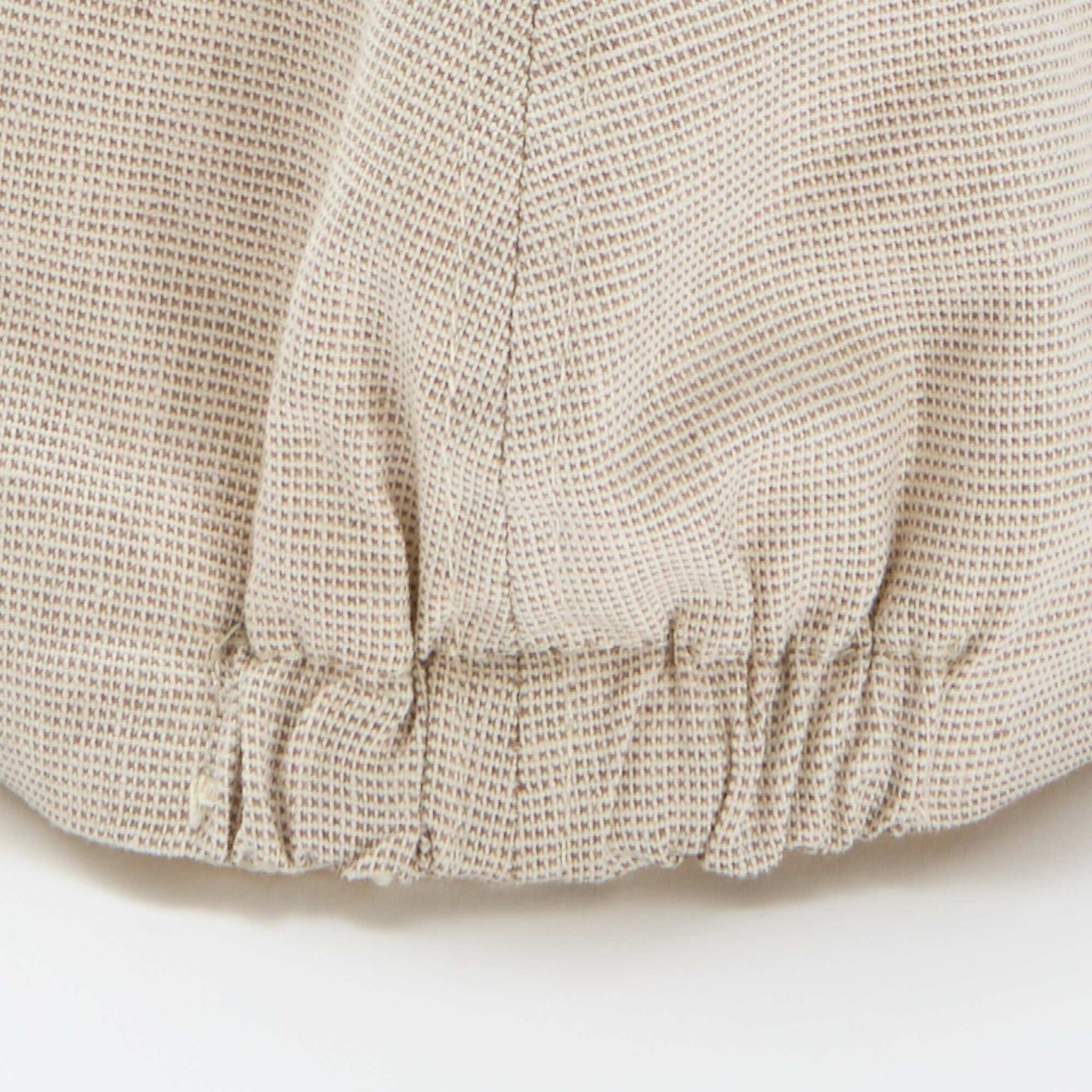 Cotton and Linen Newsboy Cap BEIGE