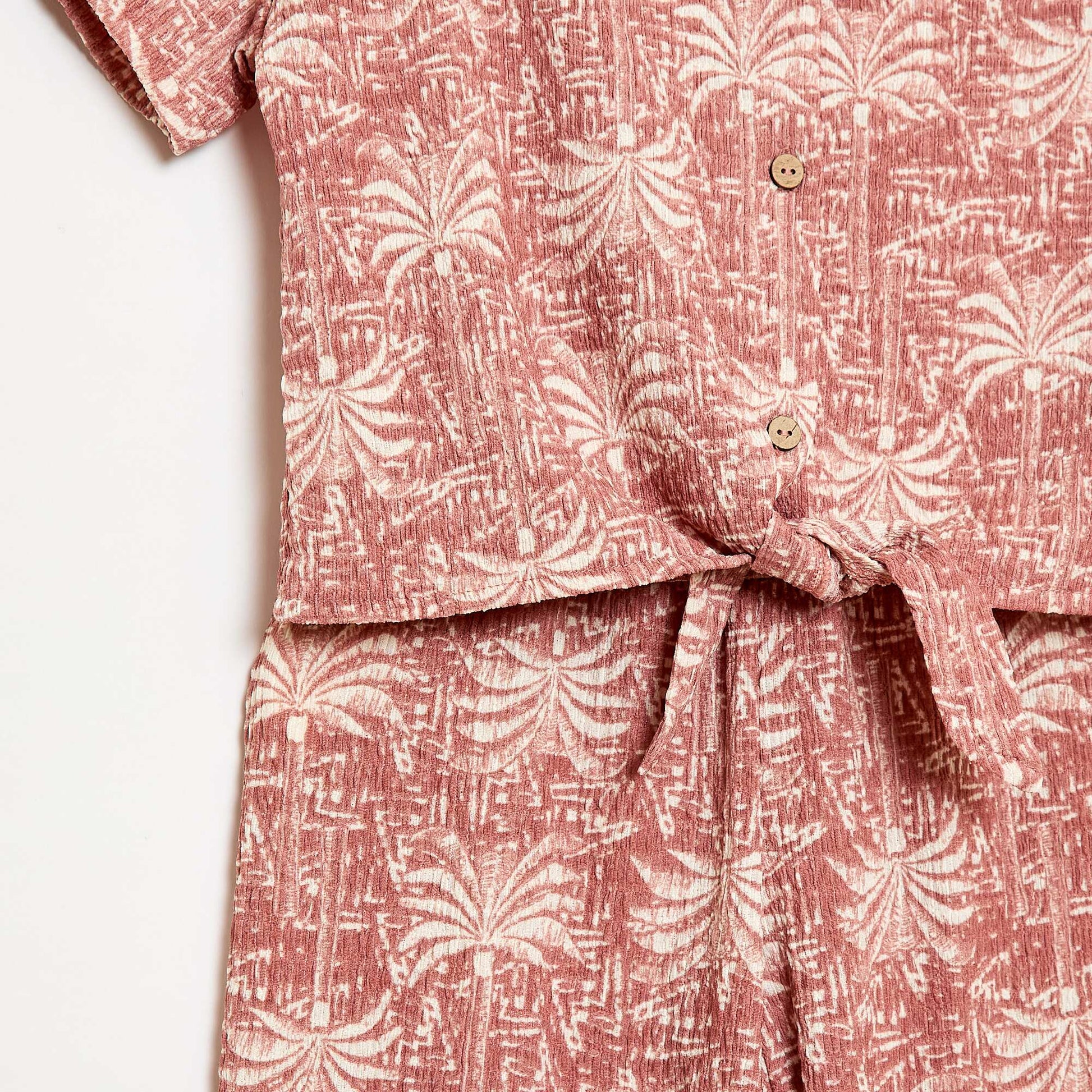 2-Piece Shirt and Pants Set PINK