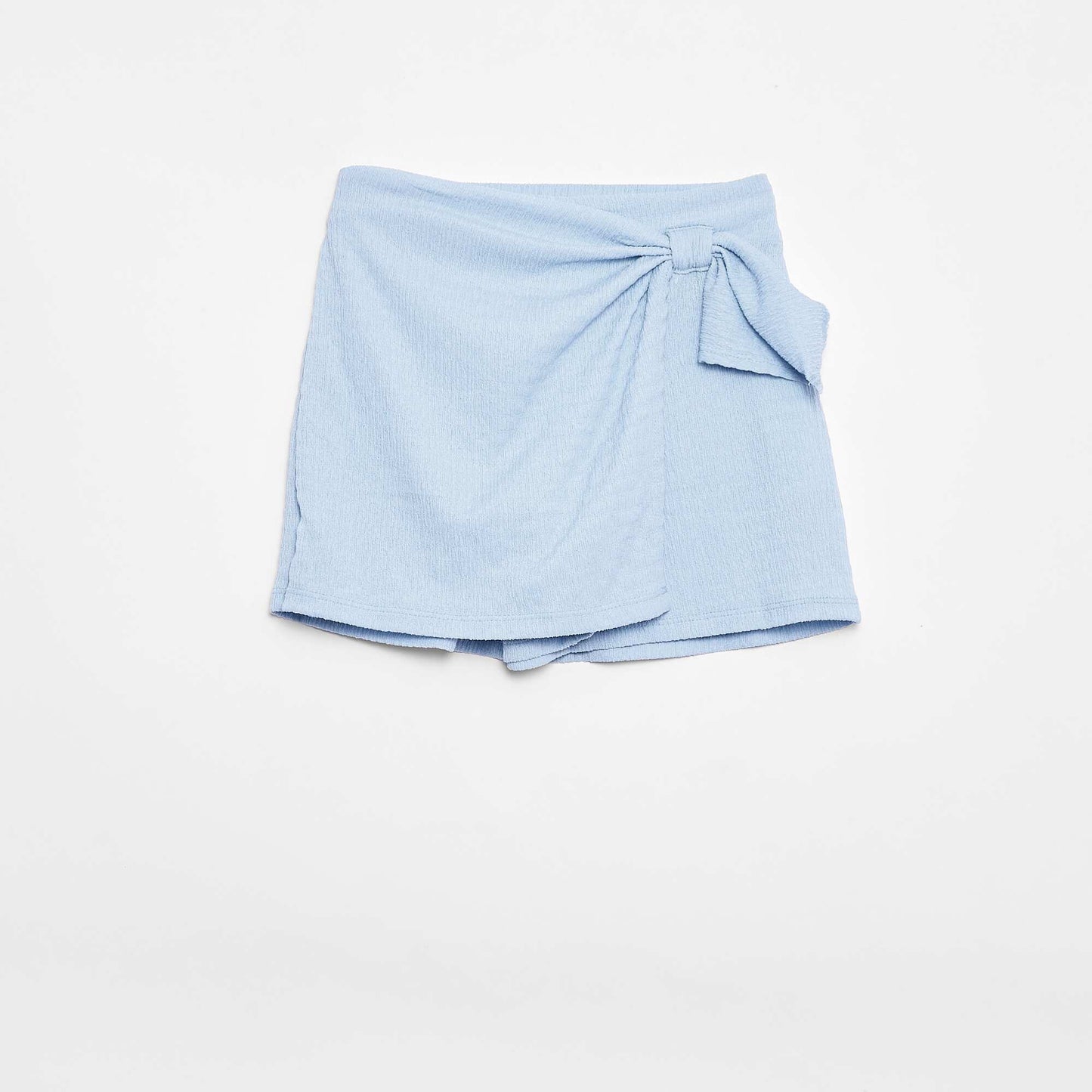 Solid Lightweight Knit Skort SKY BLUE