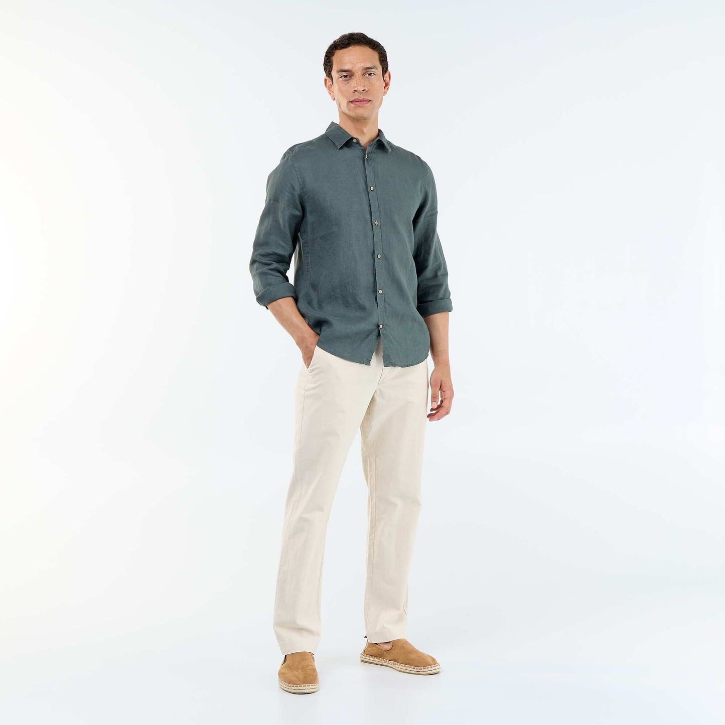 Linen Shirt KHAKI