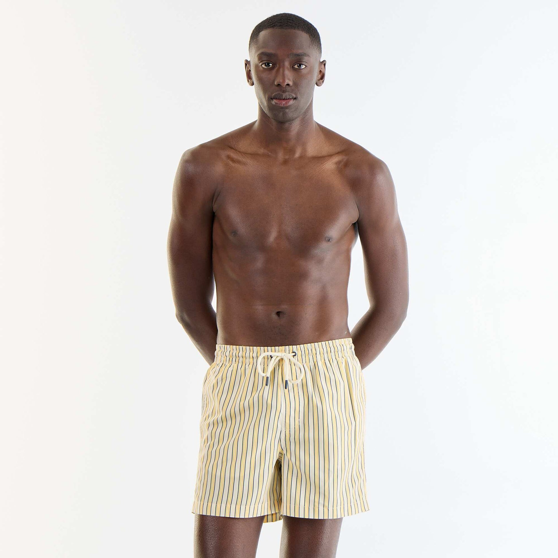 Patterned Swim Bermudas YELLOW