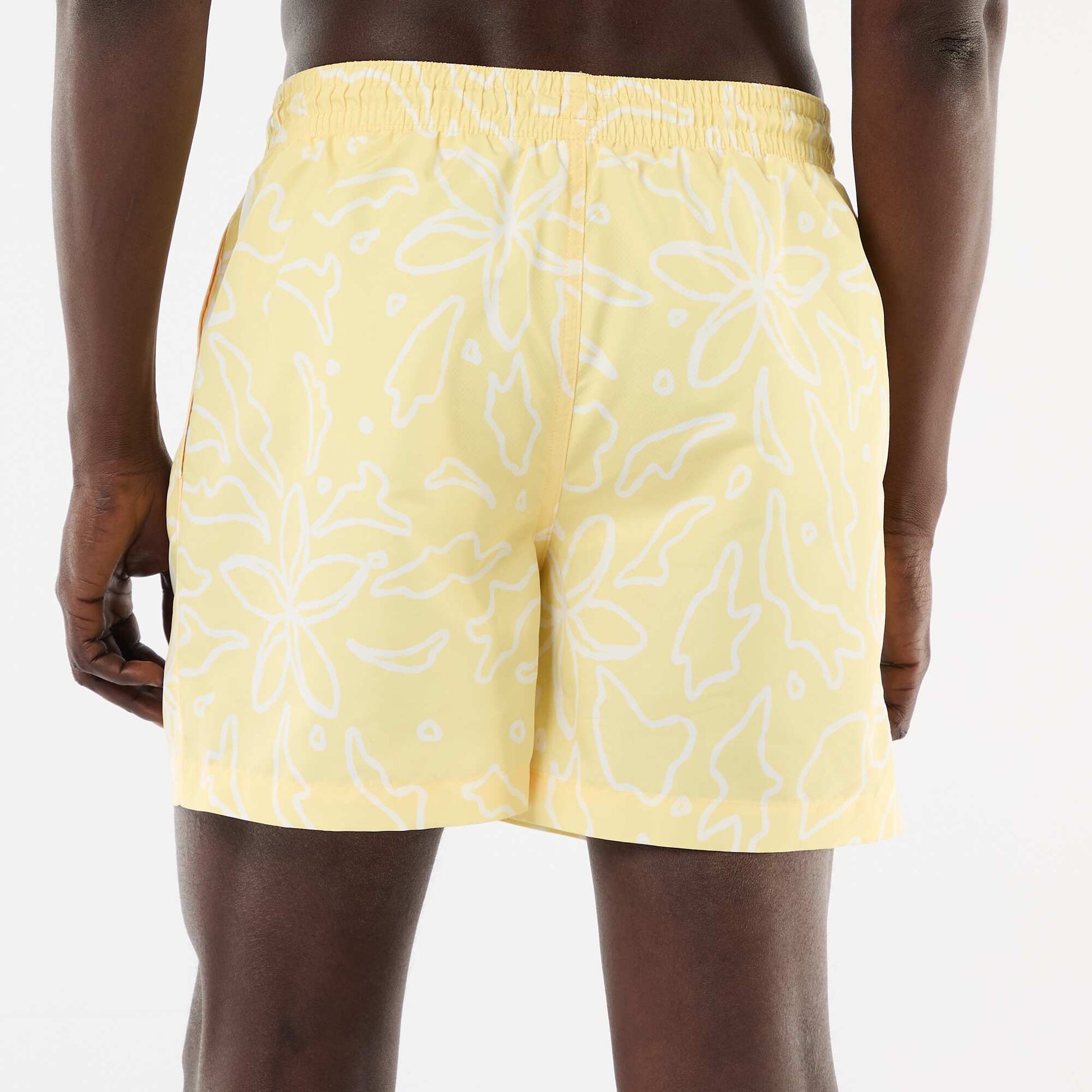 Patterned Swim Bermudas YELLOW
