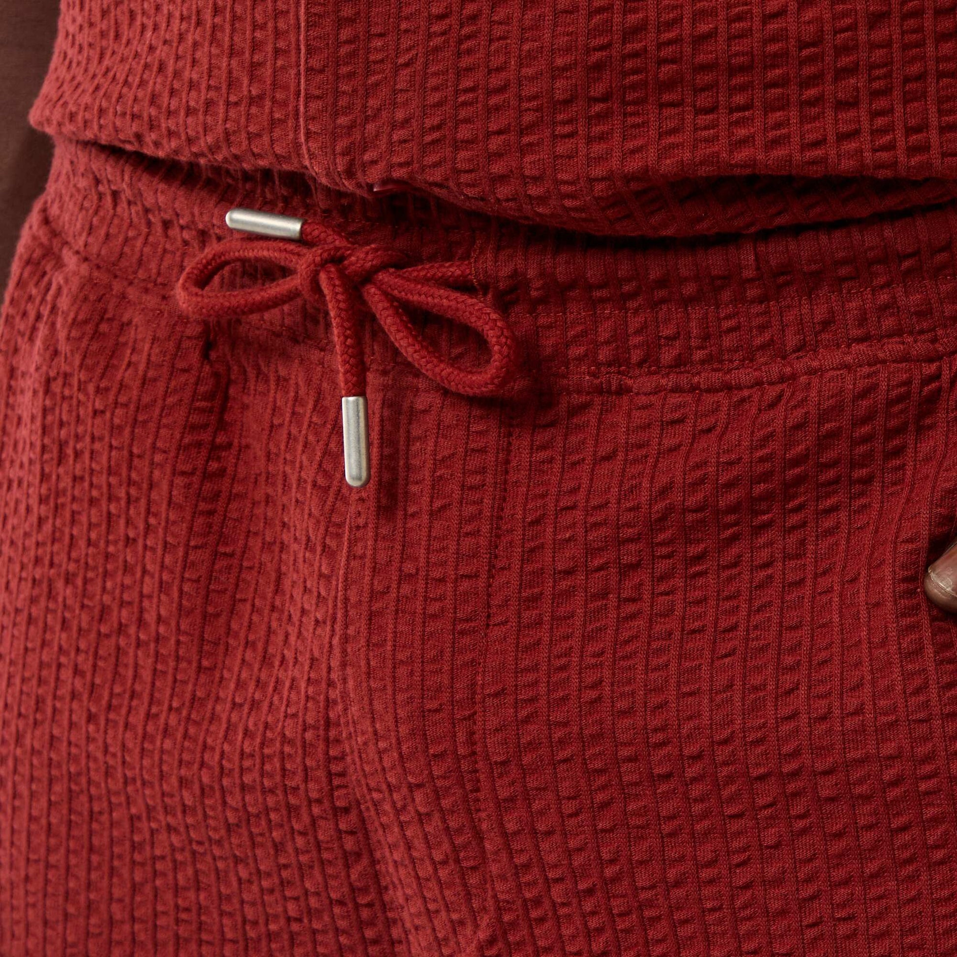 Solid Heavyweight Knit Bermuda RED