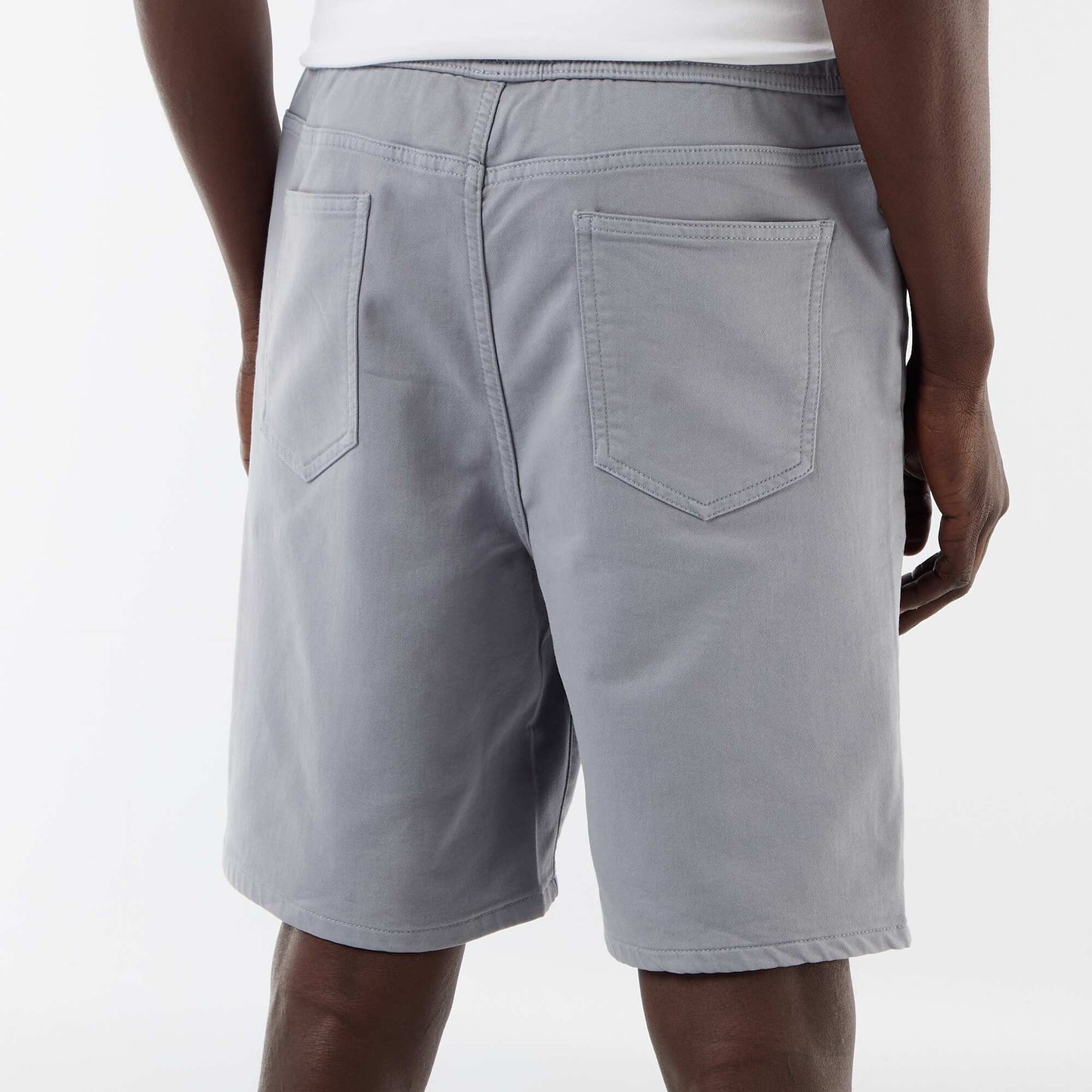 Lightweight Bermuda shorts with drawstrings BLUE