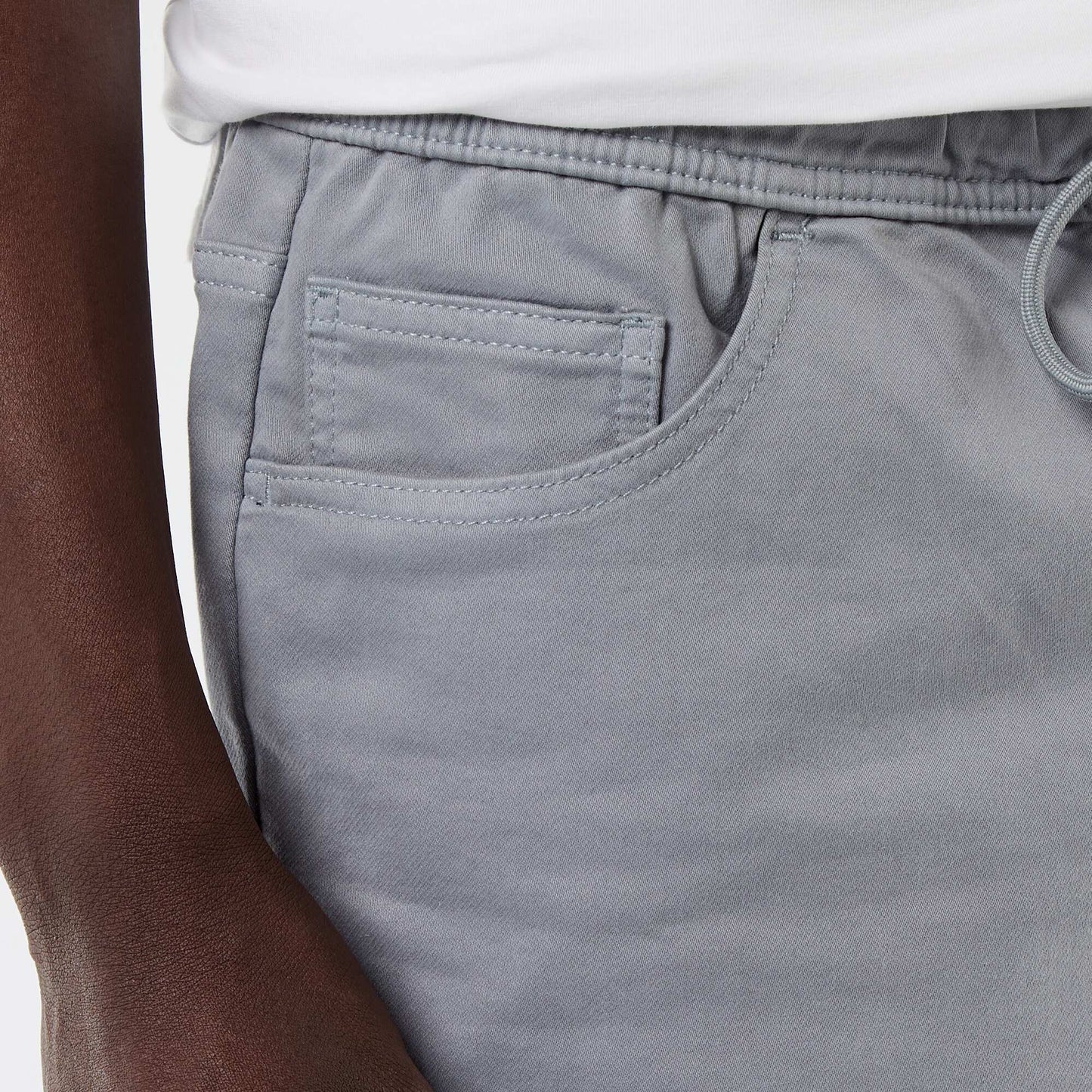Lightweight Bermuda shorts with drawstrings BLUE