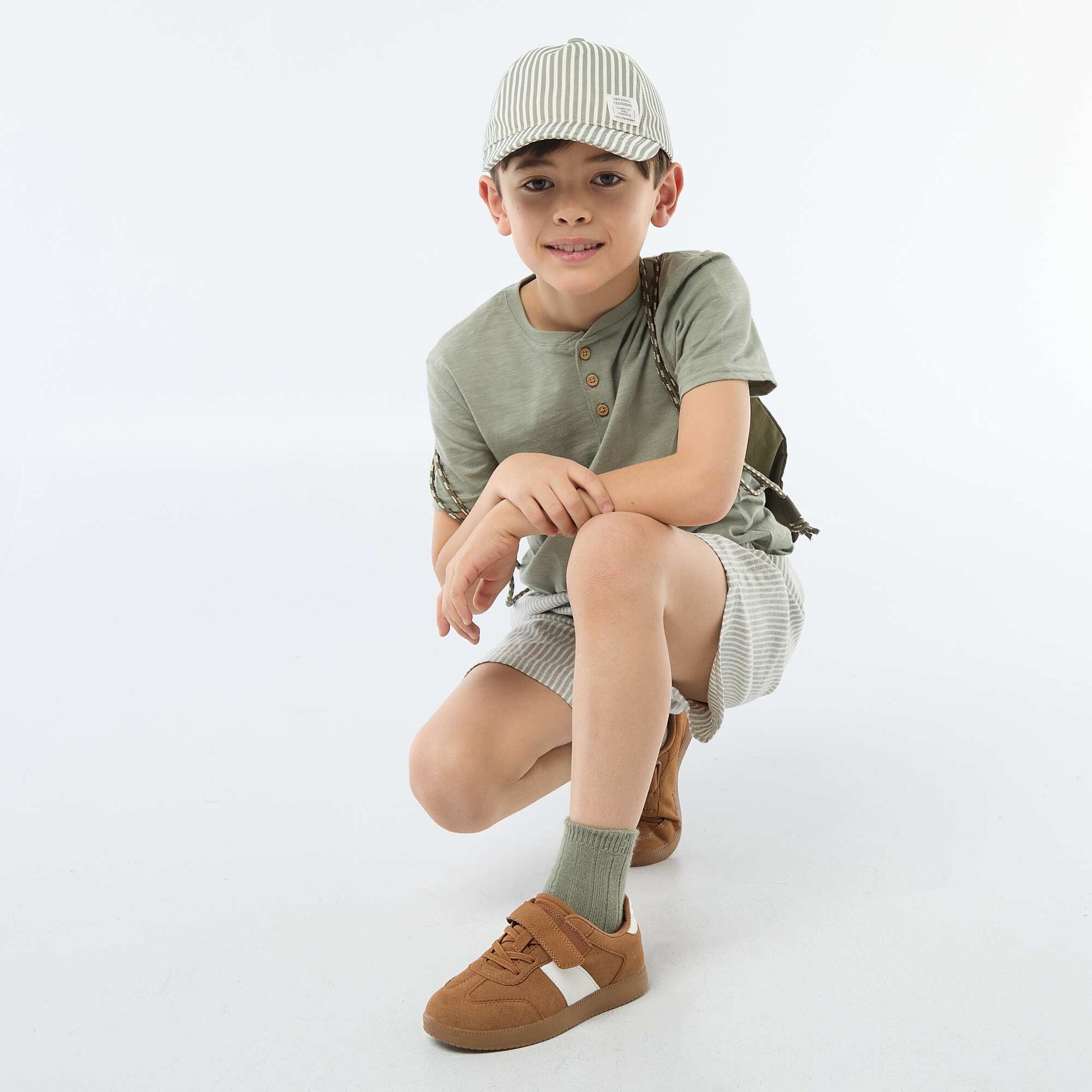 Striped Cap GREEN