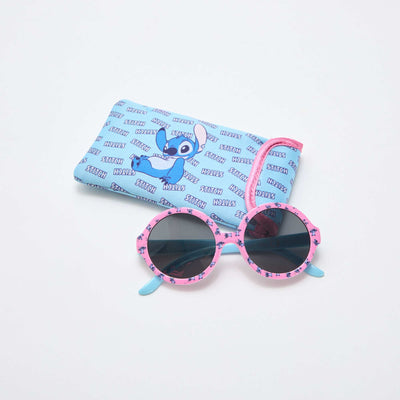 Disney 'Stitch' Sunglasses + Pouch PINK
