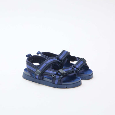 Blue Hook-and-Loop Sandals BLUE