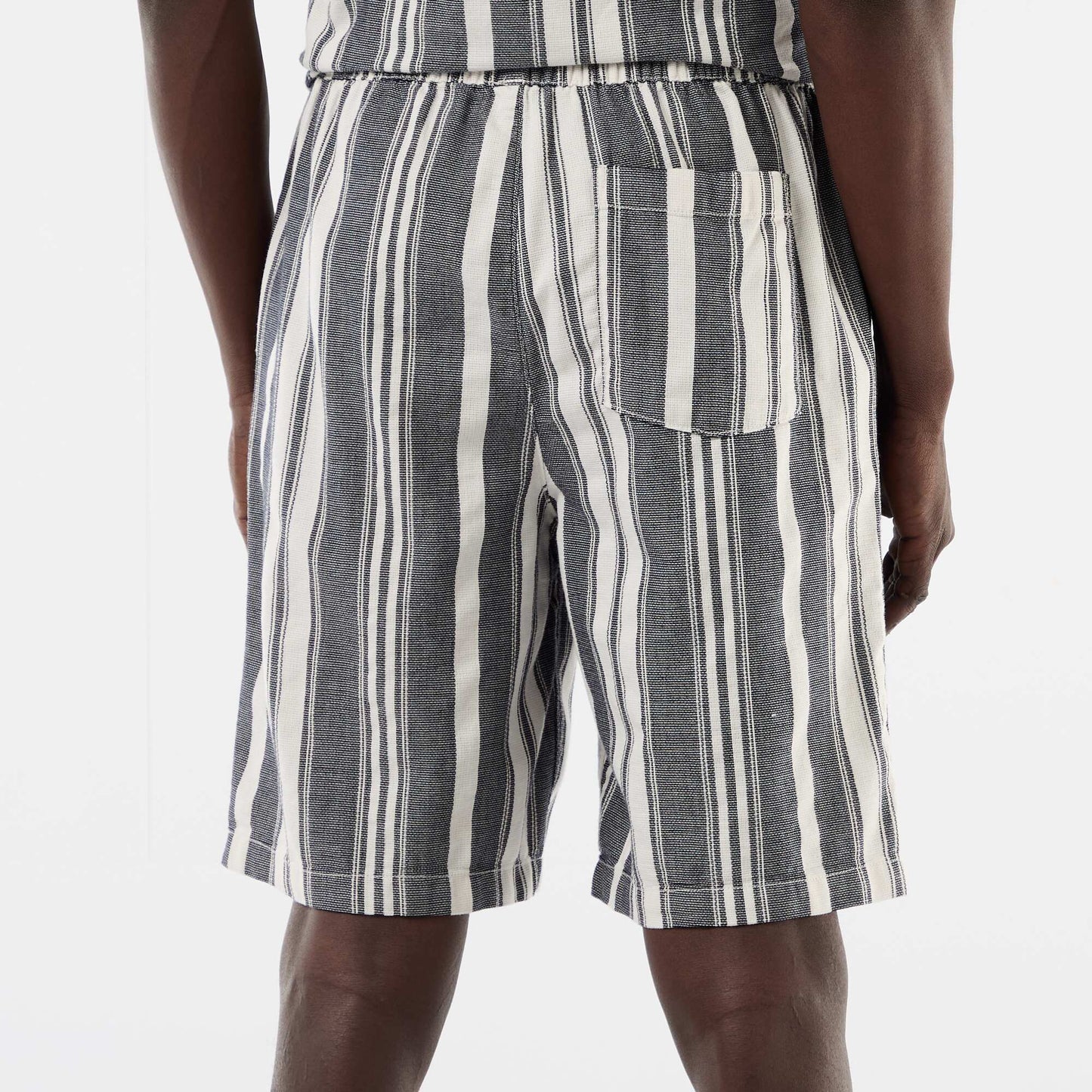 Lightweight Bermuda shorts with drawstrings BLUE