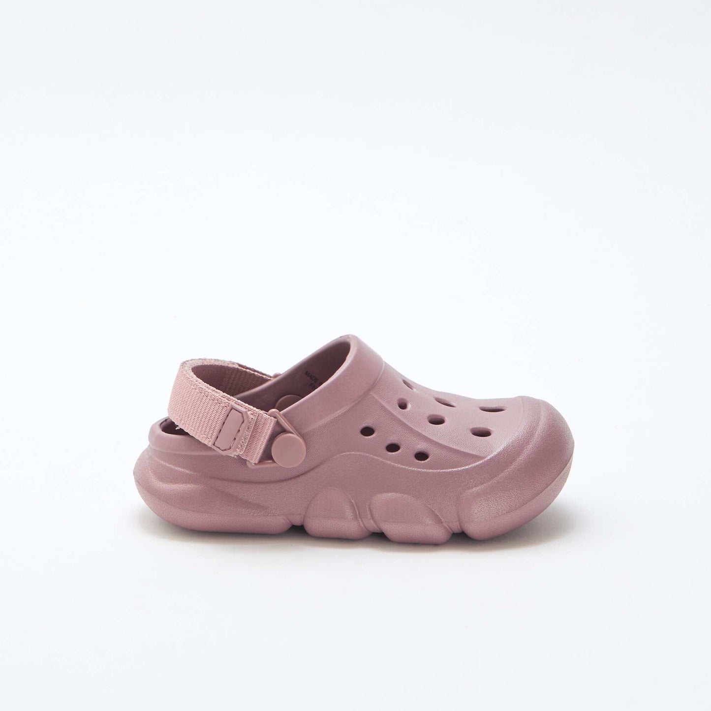 Solid Color Closed-Toe Beach Mules PURPLE