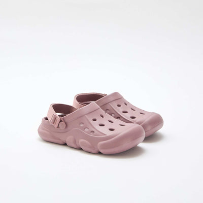 Closed-toe Beach Mules PURPLE