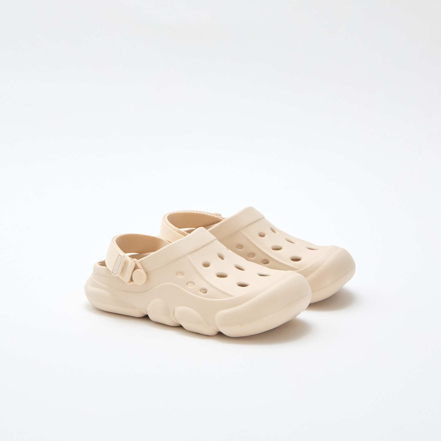 Closed-toe Beach Mules BEIGE