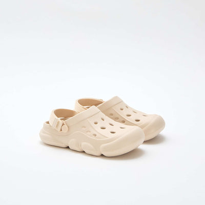 Closed-toe Beach Mules BEIGE
