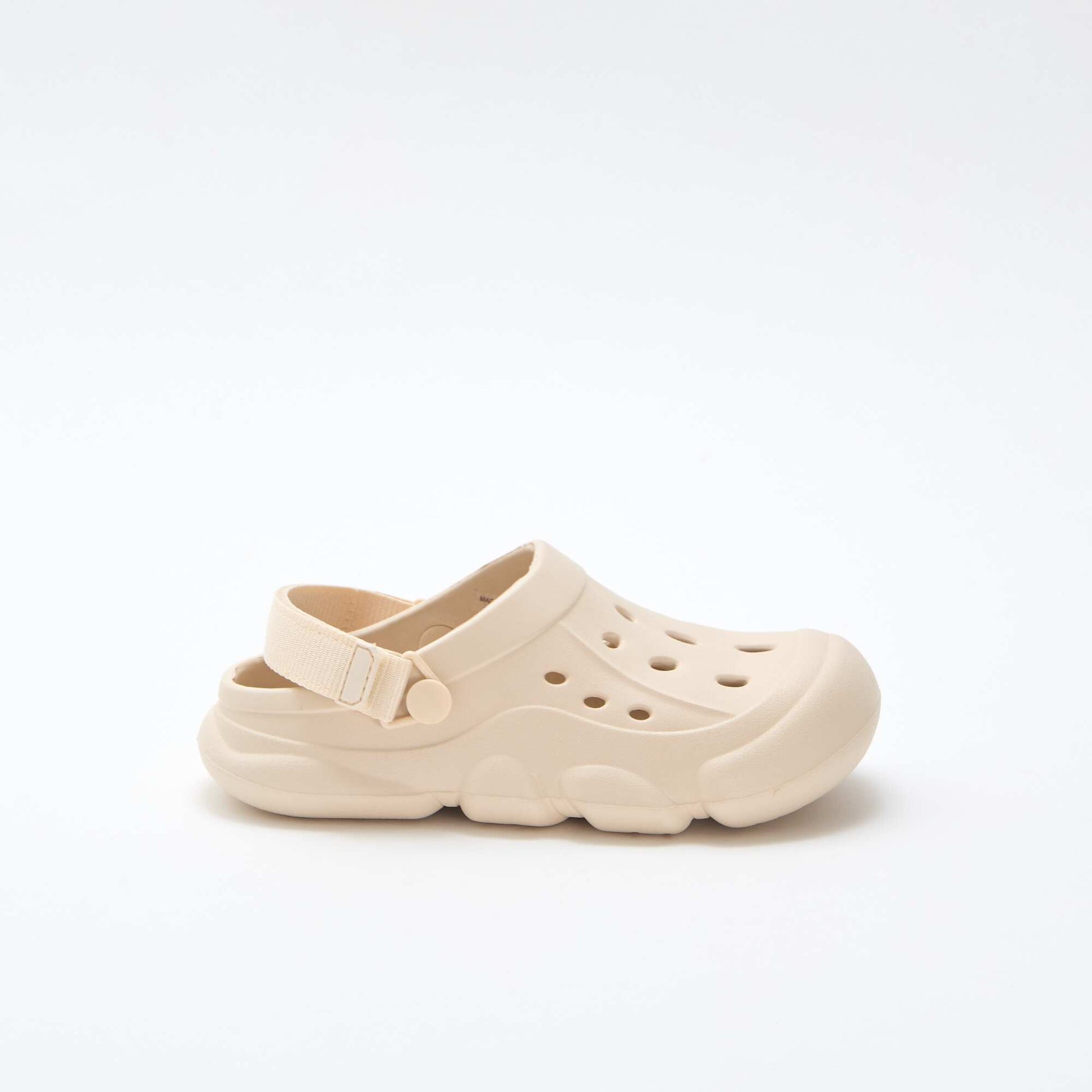 Closed-toe Beach Mules BEIGE