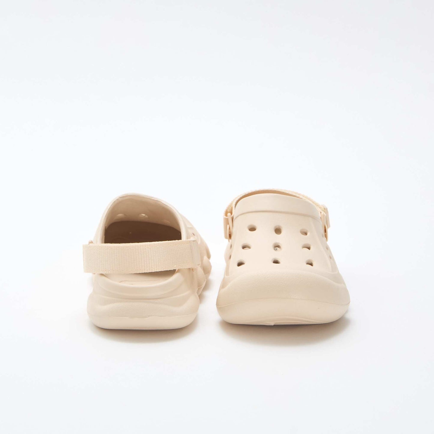 Closed-toe Beach Mules BEIGE