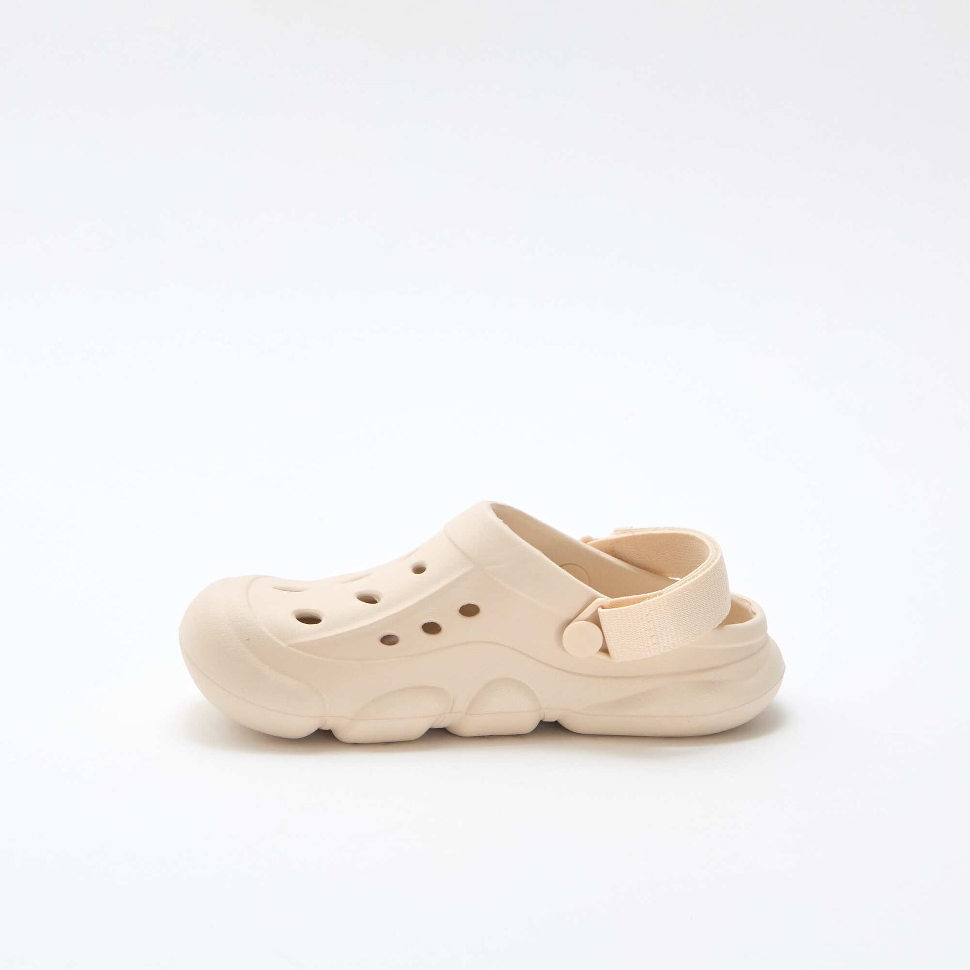 Closed-toe Beach Mules BEIGE