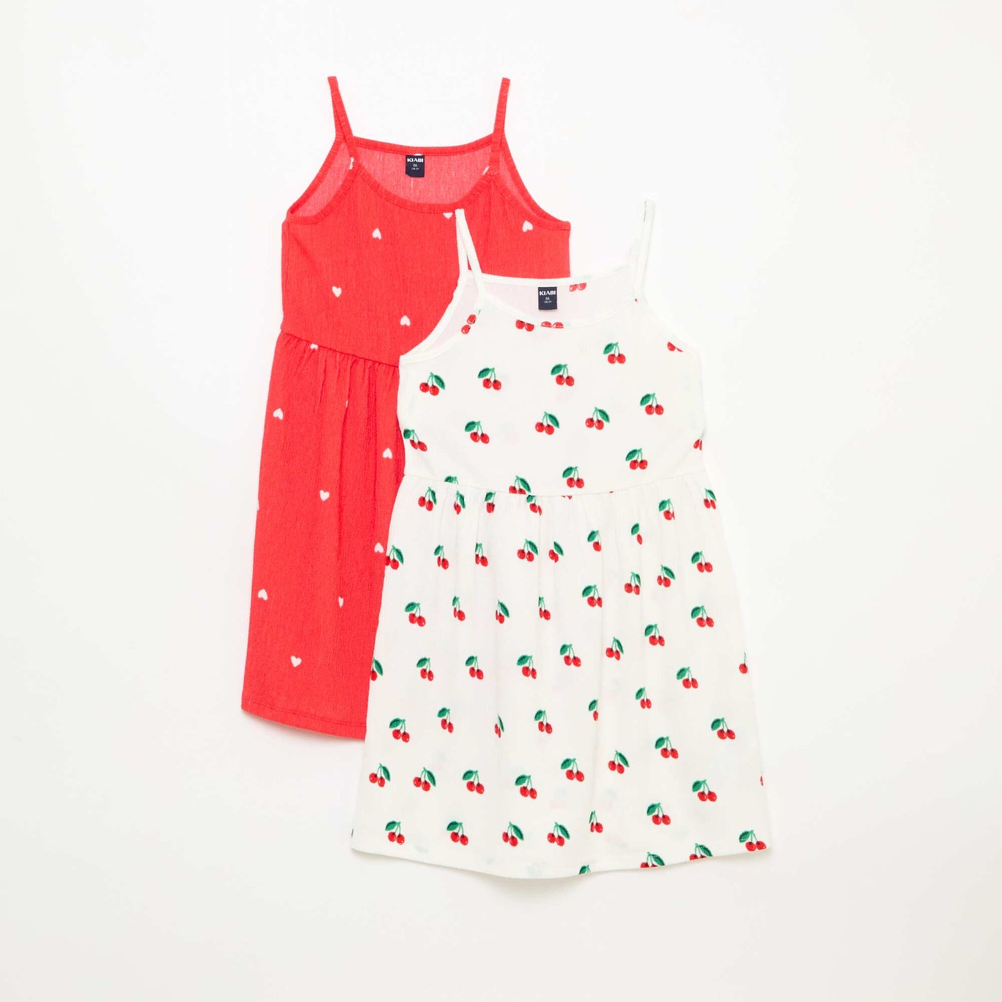 2-Pack of Crepe Knit Dresses WHITE