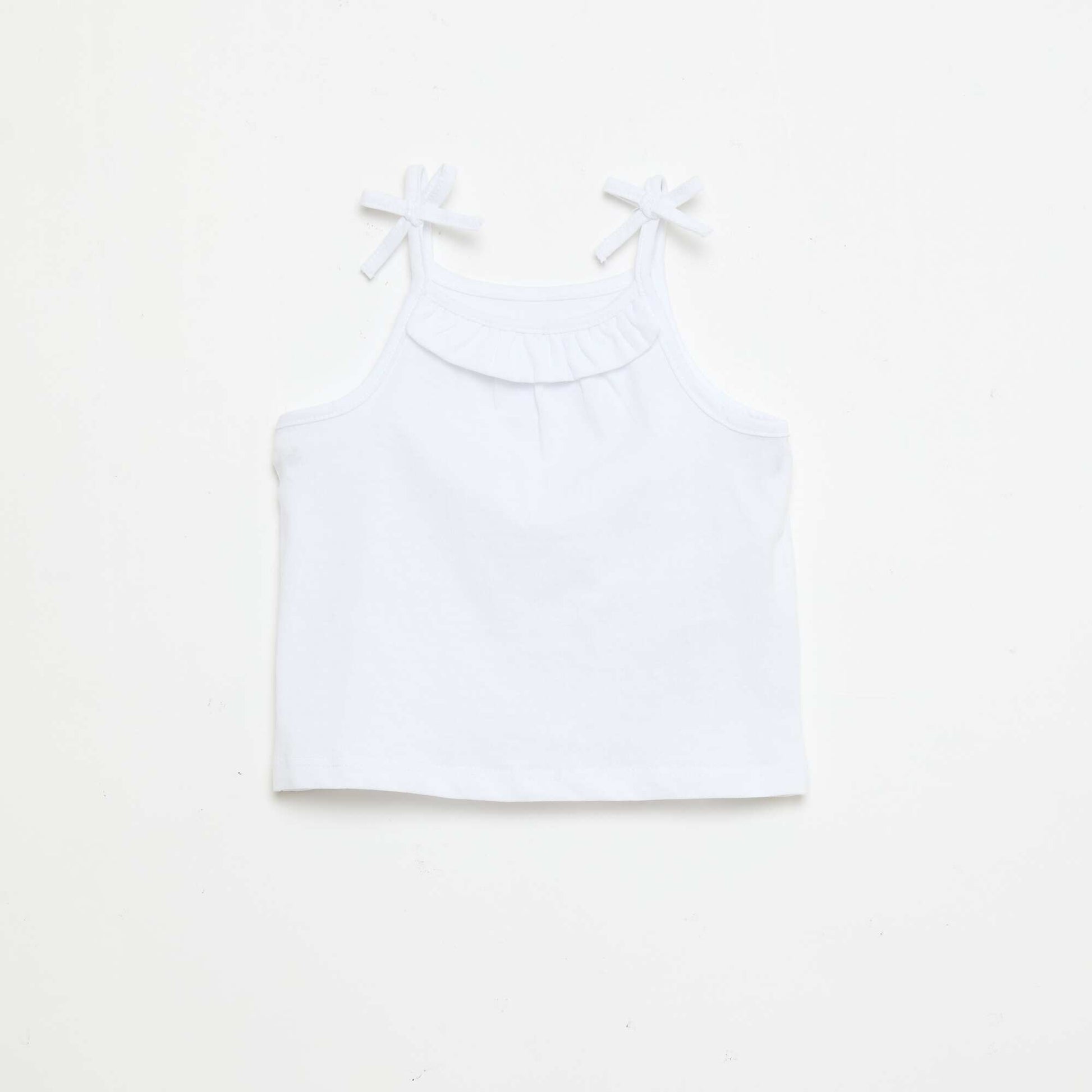 Pack of 2 Strap Tank Tops BEIGE