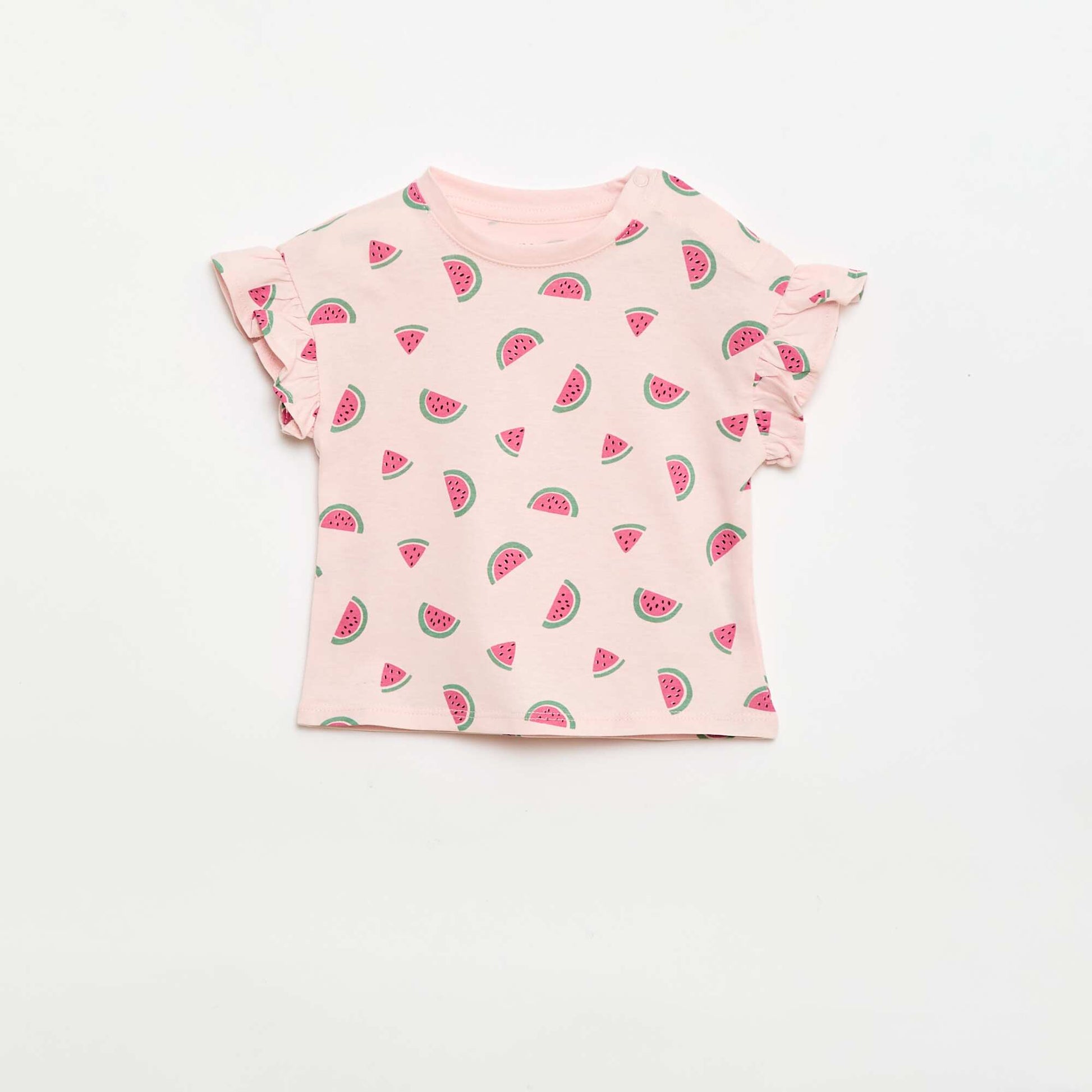 2-Pack Short-Sleeve Cotton Jersey T-Shirts PINK