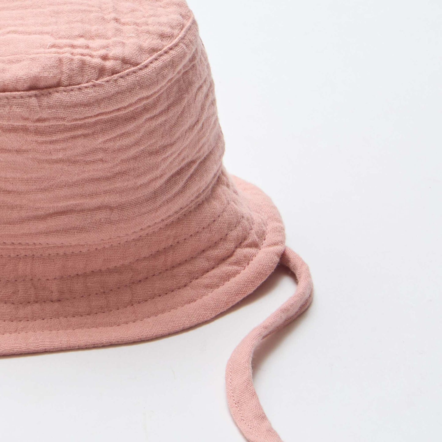Cotton Gauze Bucket Hat PINK