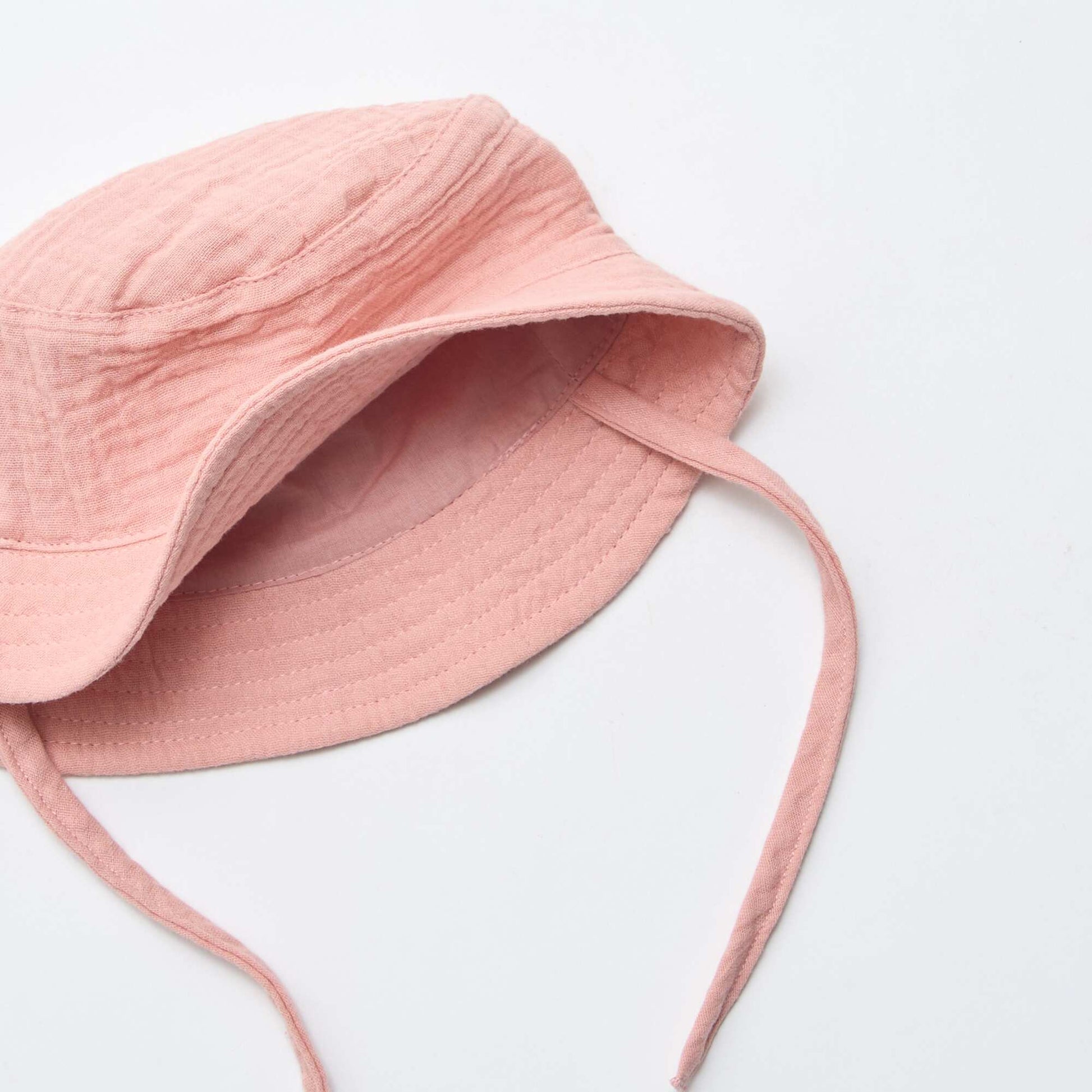 Cotton Gauze Bucket Hat PINK