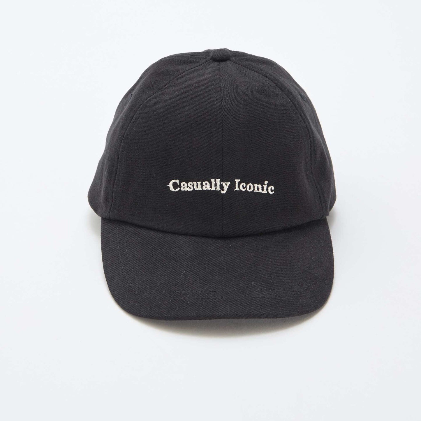 Cotton Baseball Cap BLACK