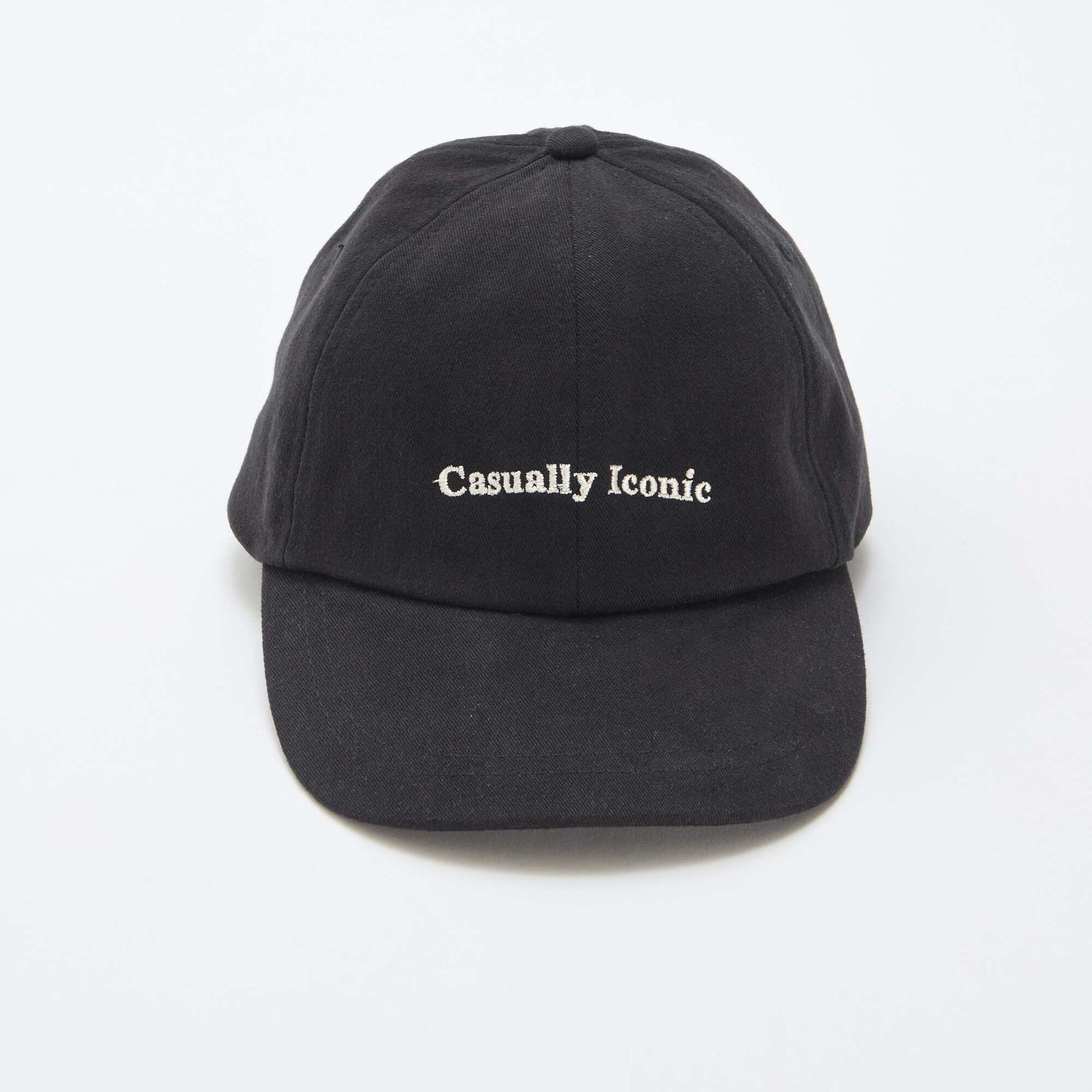 Cotton Baseball Cap BLACK