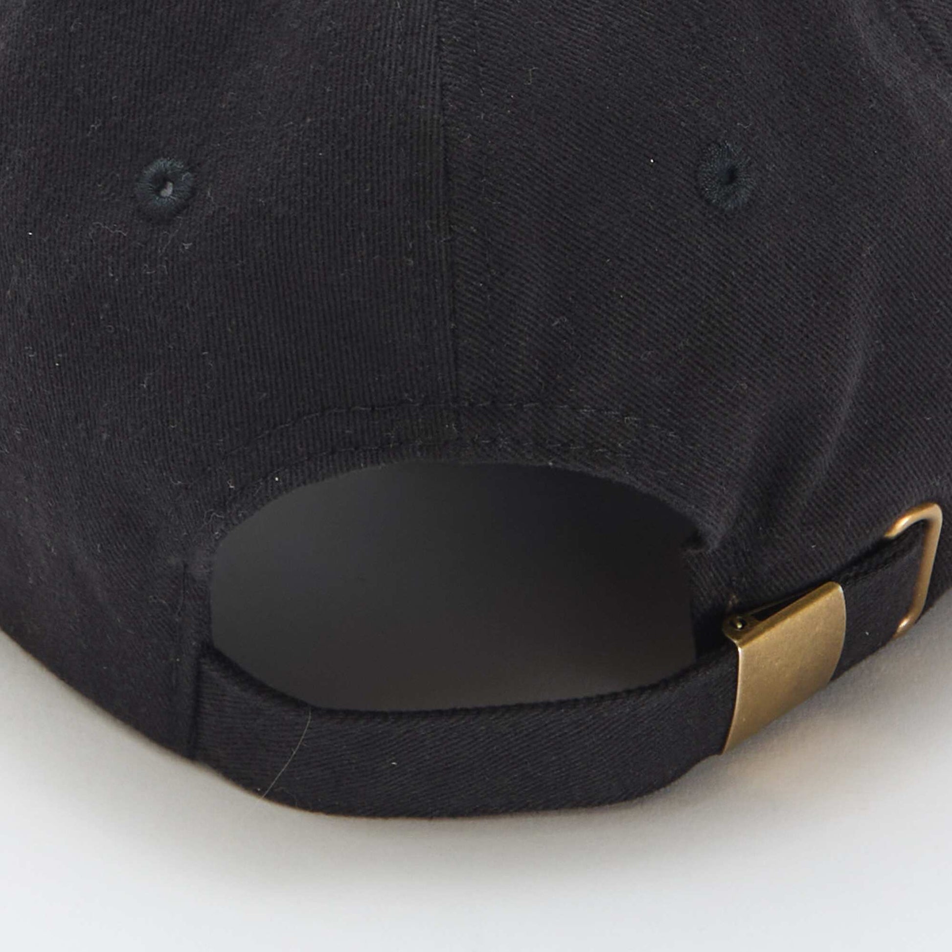 Cotton Baseball Cap BLACK