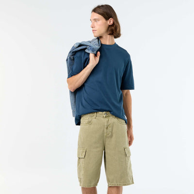 Plain multi-pocket shorts KHAKI
