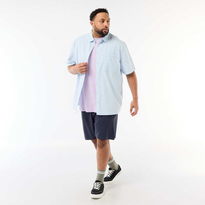 Lightweight Fleece Bermuda Shorts BLUE