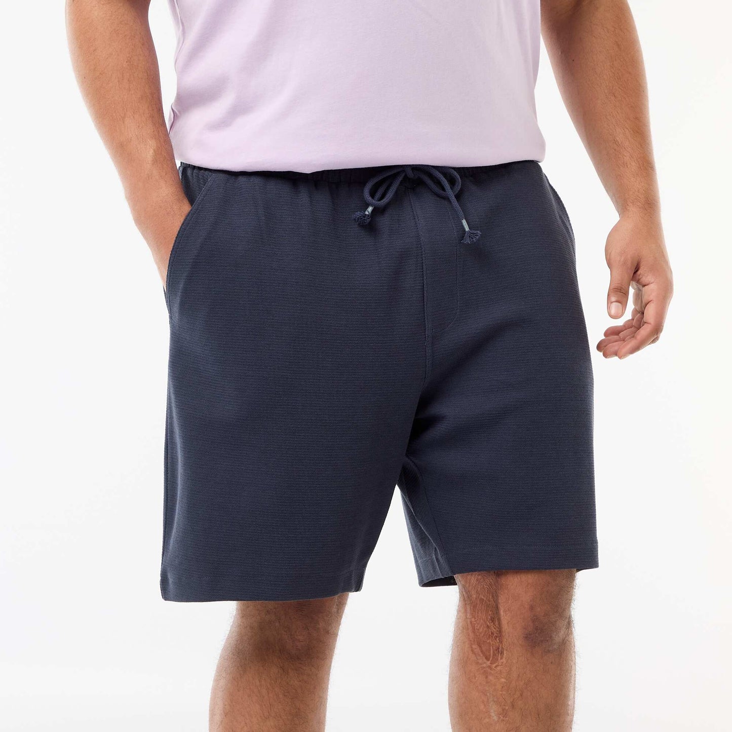 Lightweight Fleece Bermuda Shorts BLUE