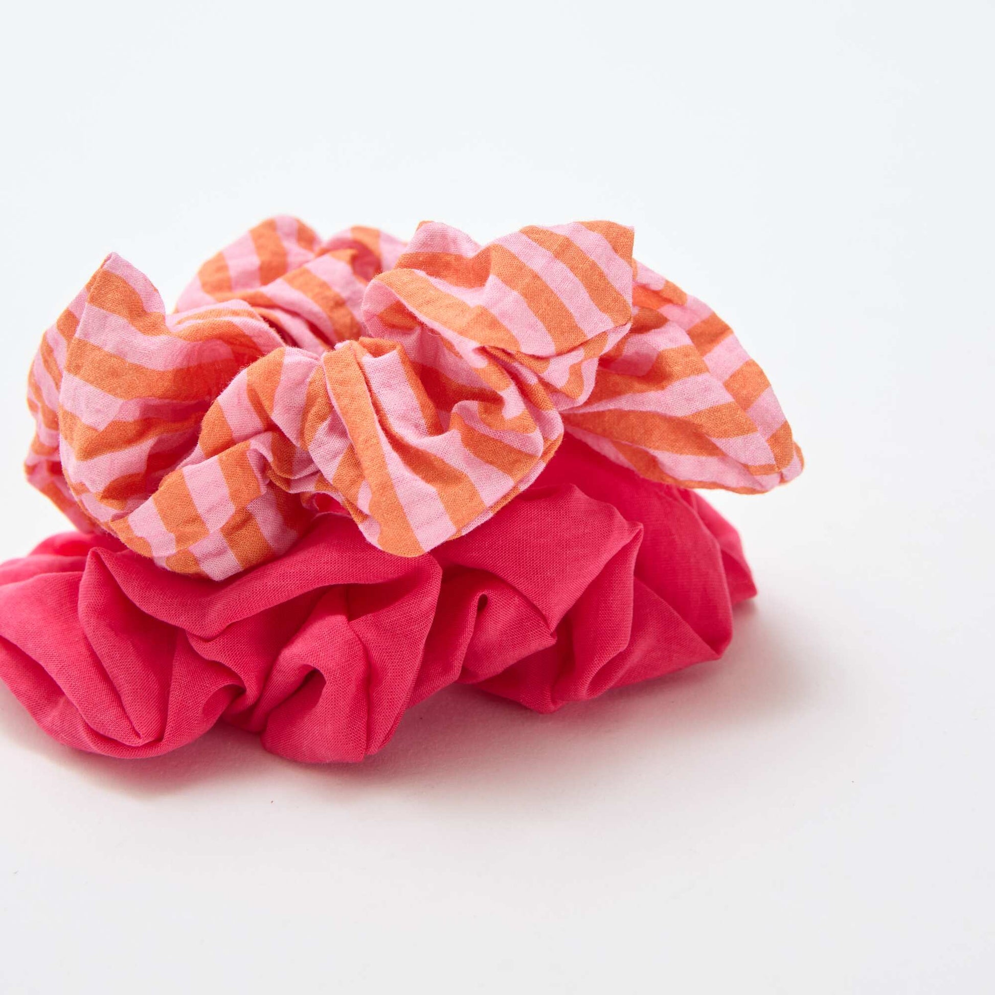Set of 2 Large Scrunchies PINK